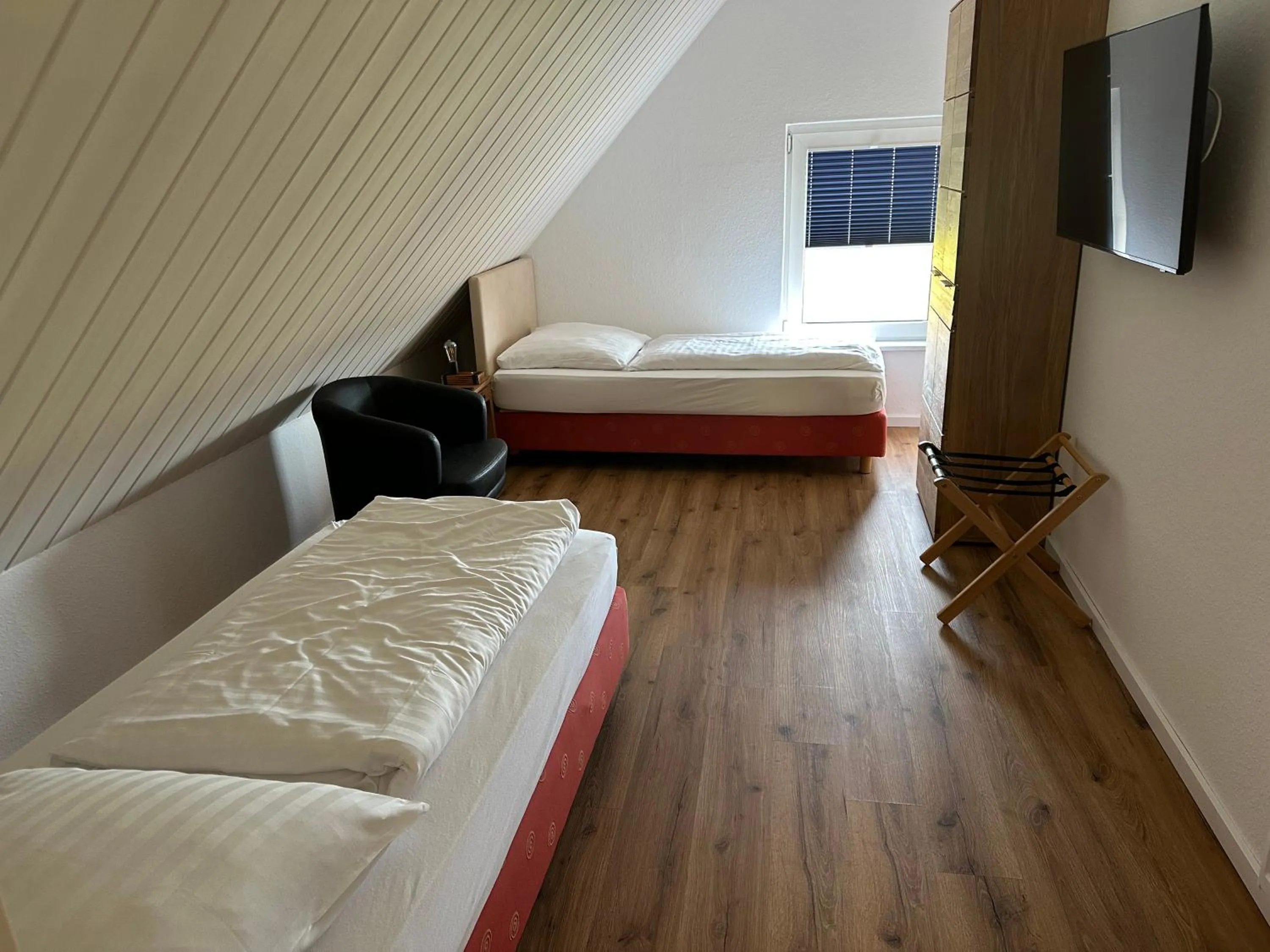 Bed in Hotel Landhaus Apartments