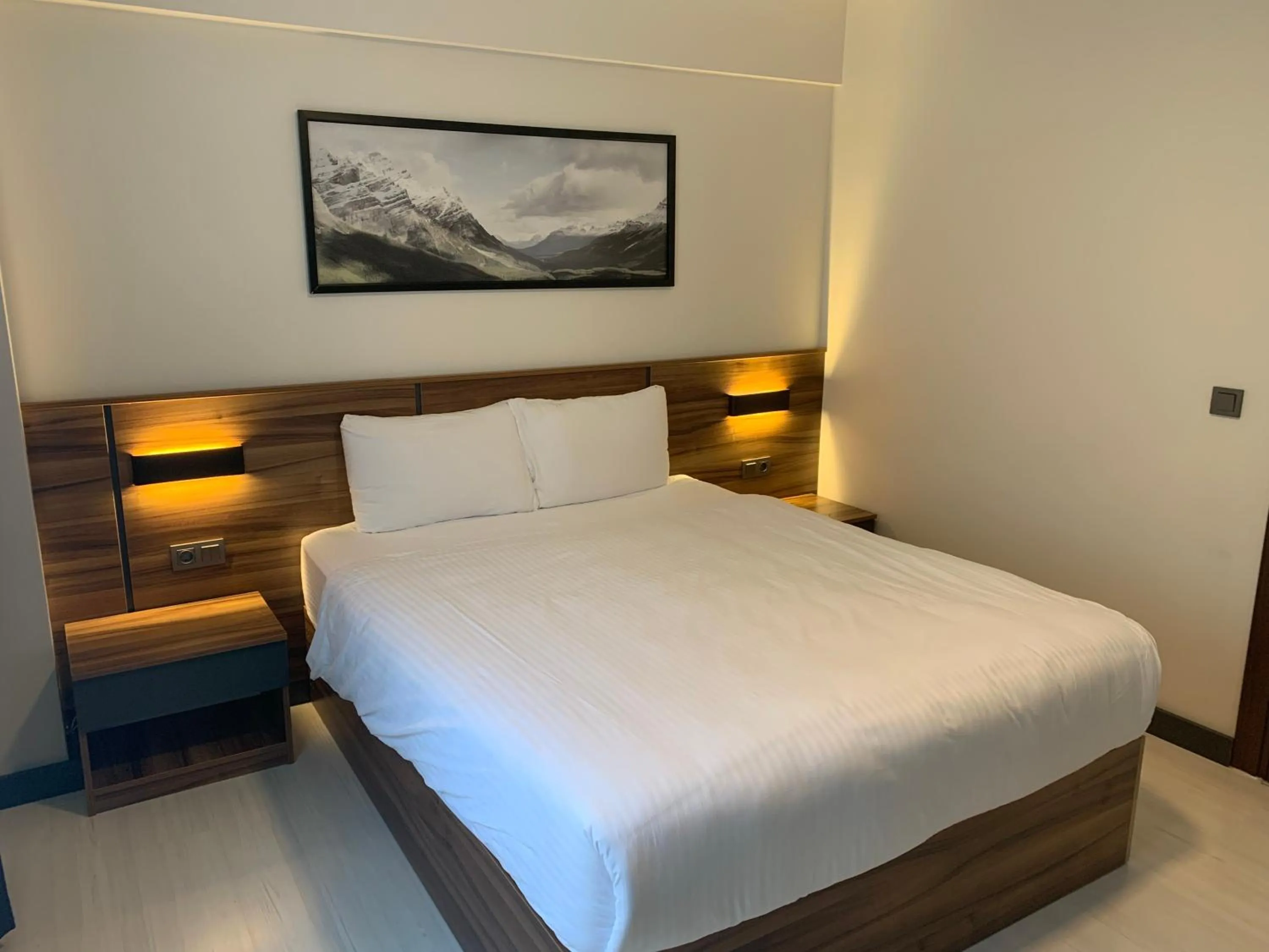 Bed in Bolu Evim Otel