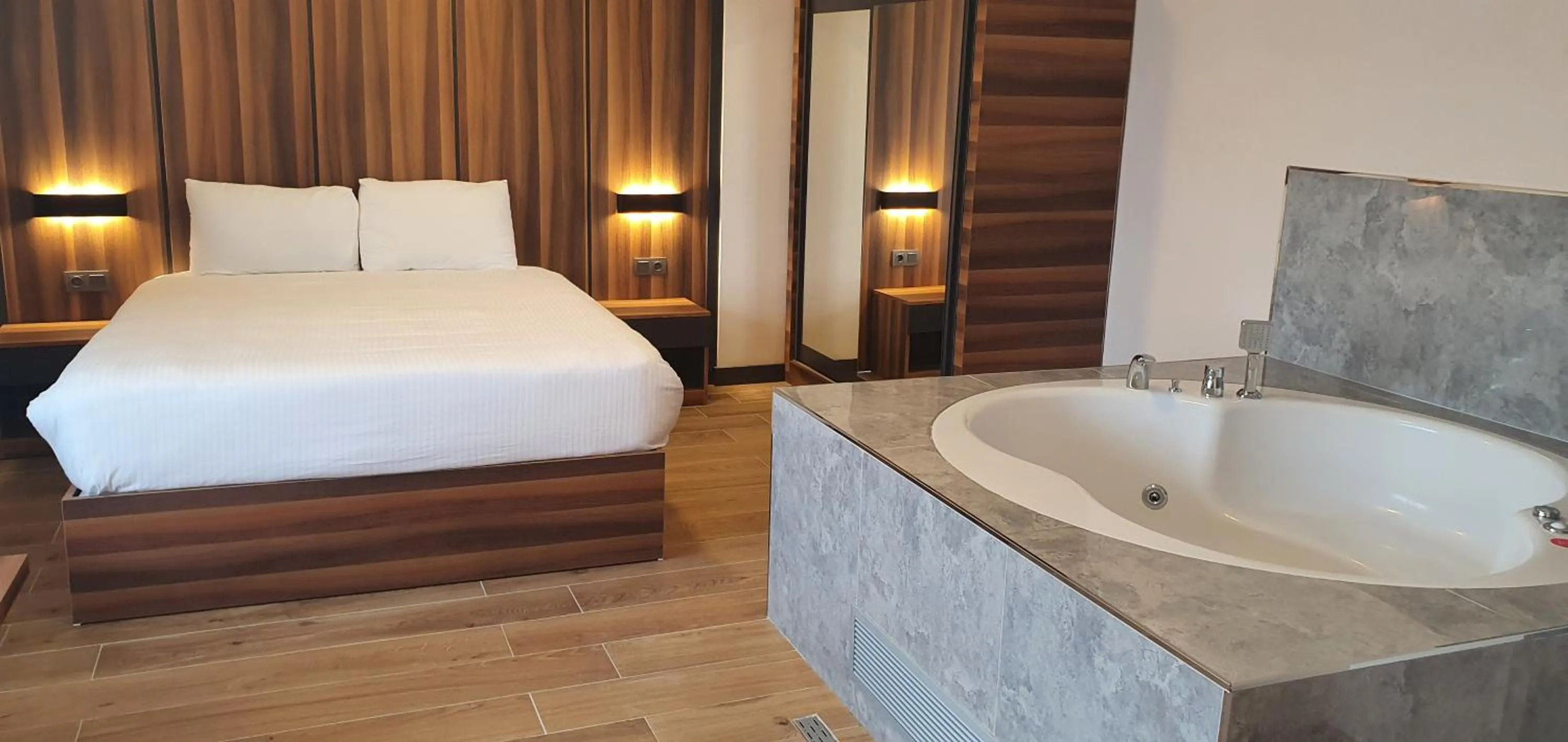 Bed in Bolu Evim Otel