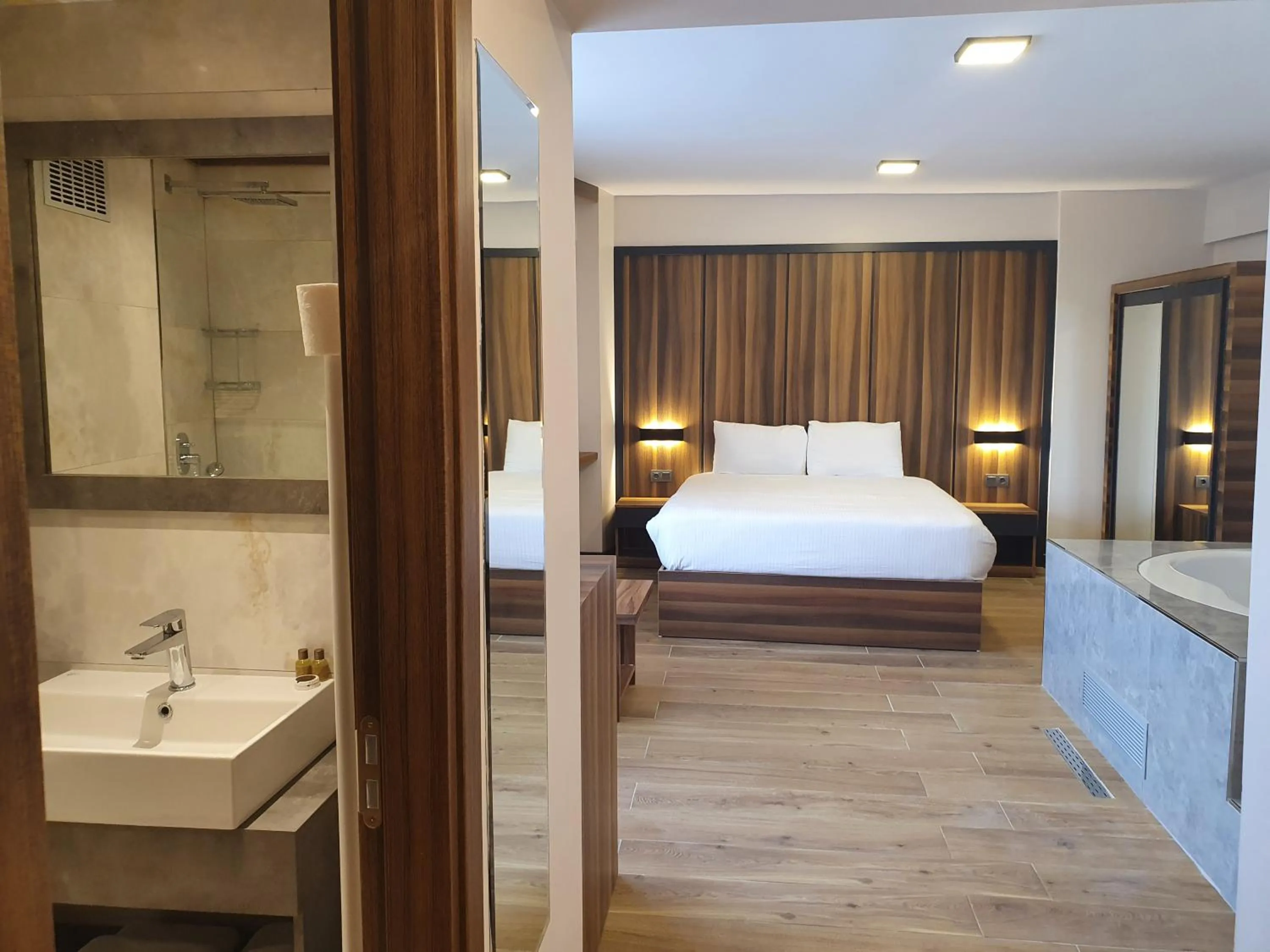 Bed in Bolu Evim Otel