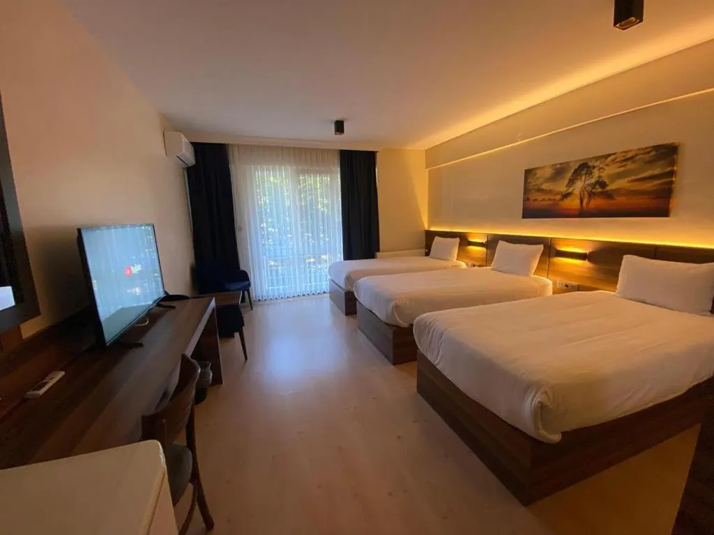 Bed in Bolu Evim Otel