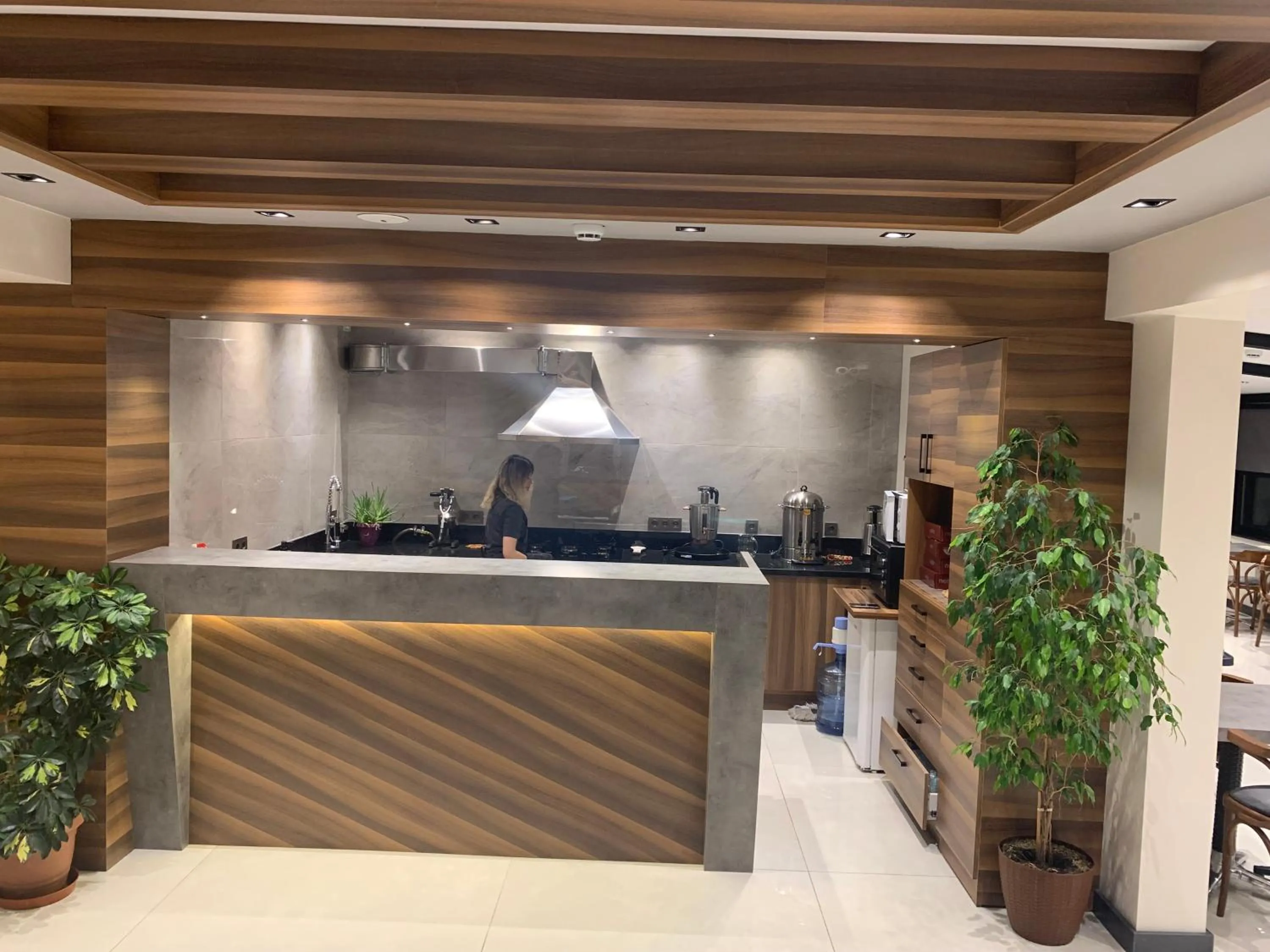 Kitchen or kitchenette in Bolu Evim Otel