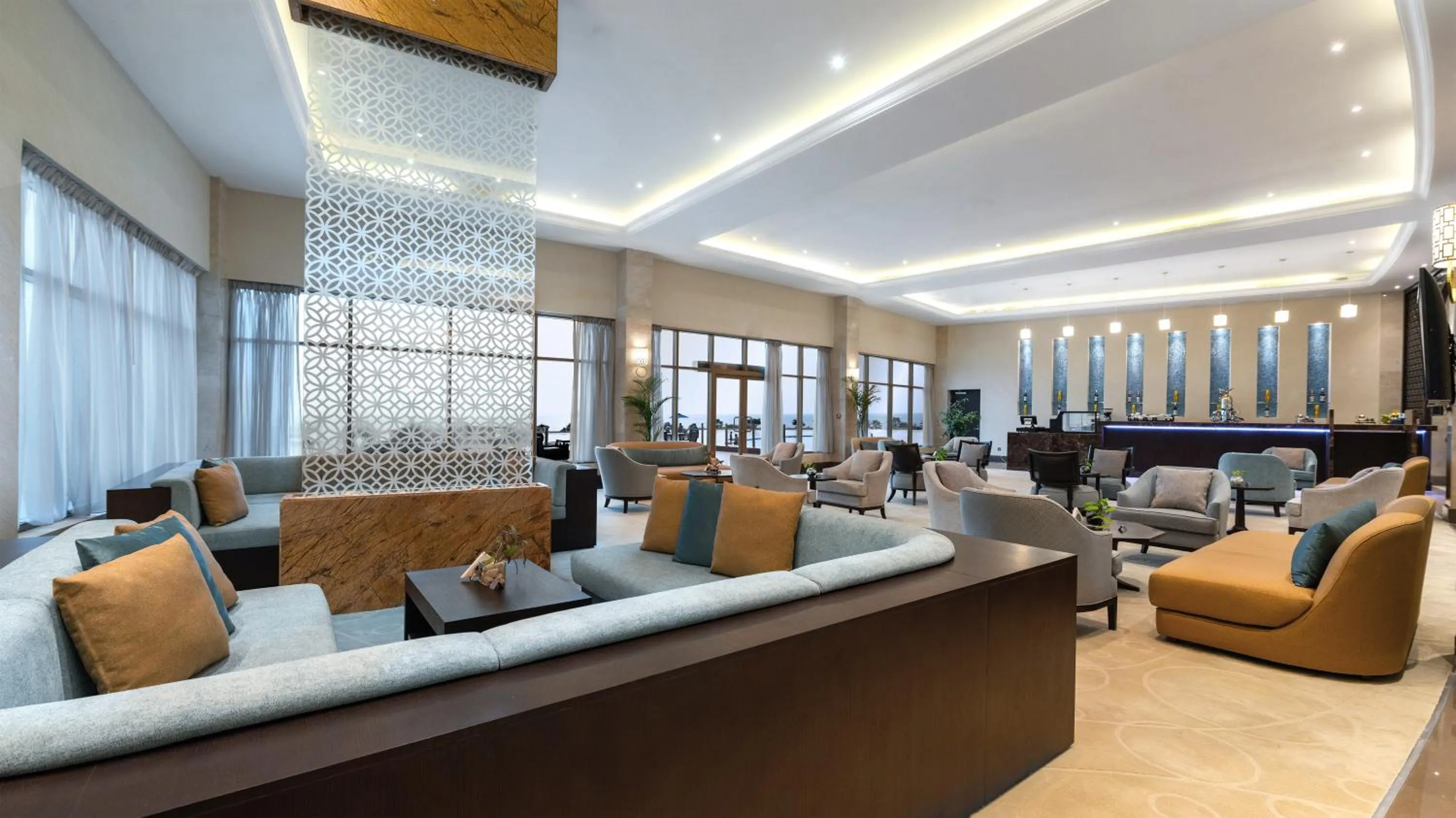 Seating area in Grand Millennium Gizan