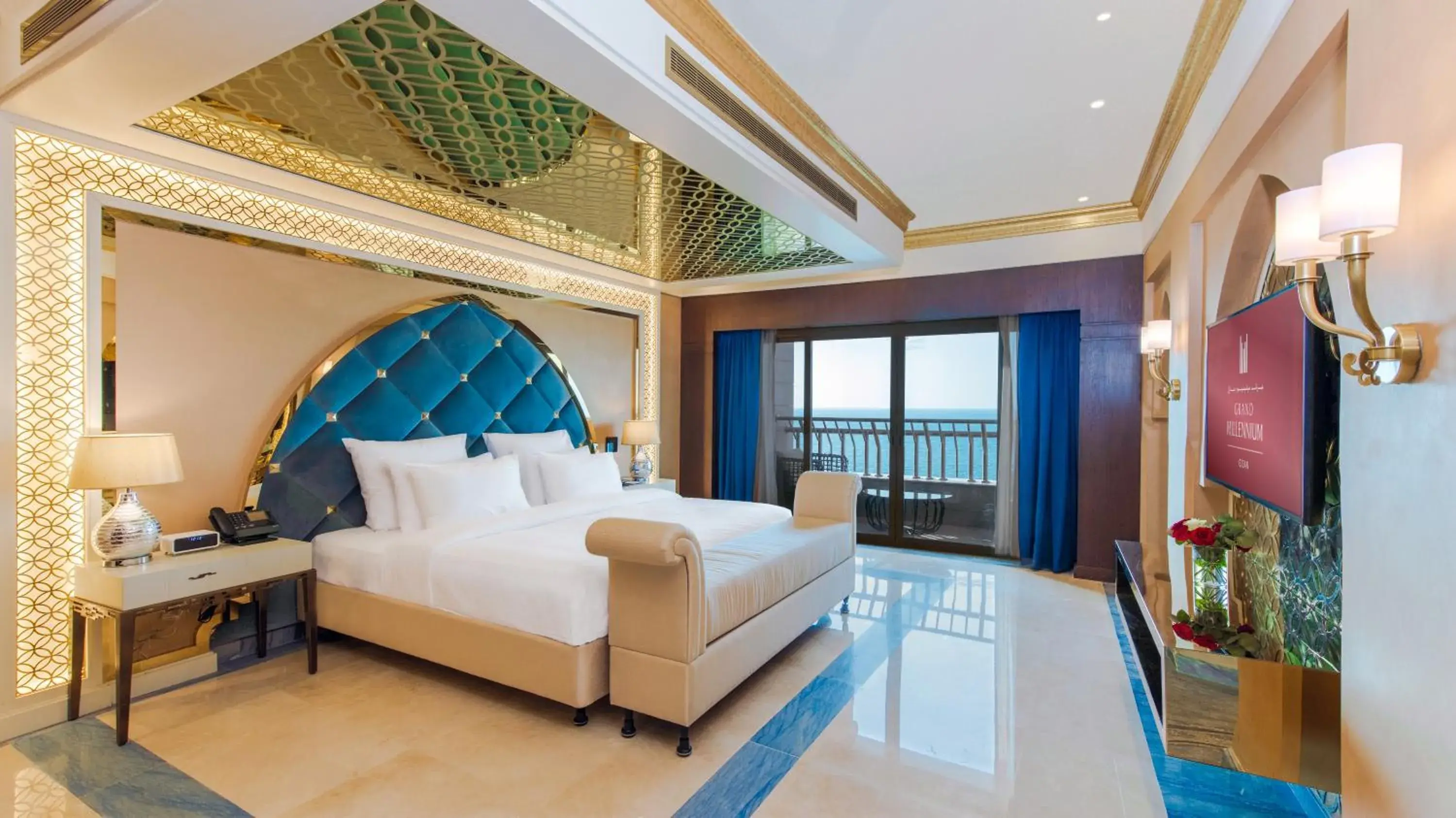 Royal Suite with 2 King Bed & 1 Twin Beds Rooms - single occupancy in Grand Millennium Gizan Royal Suite with 2 King Bed & 1 Twin Beds Rooms - single occupancy in Grand Millennium Gizan