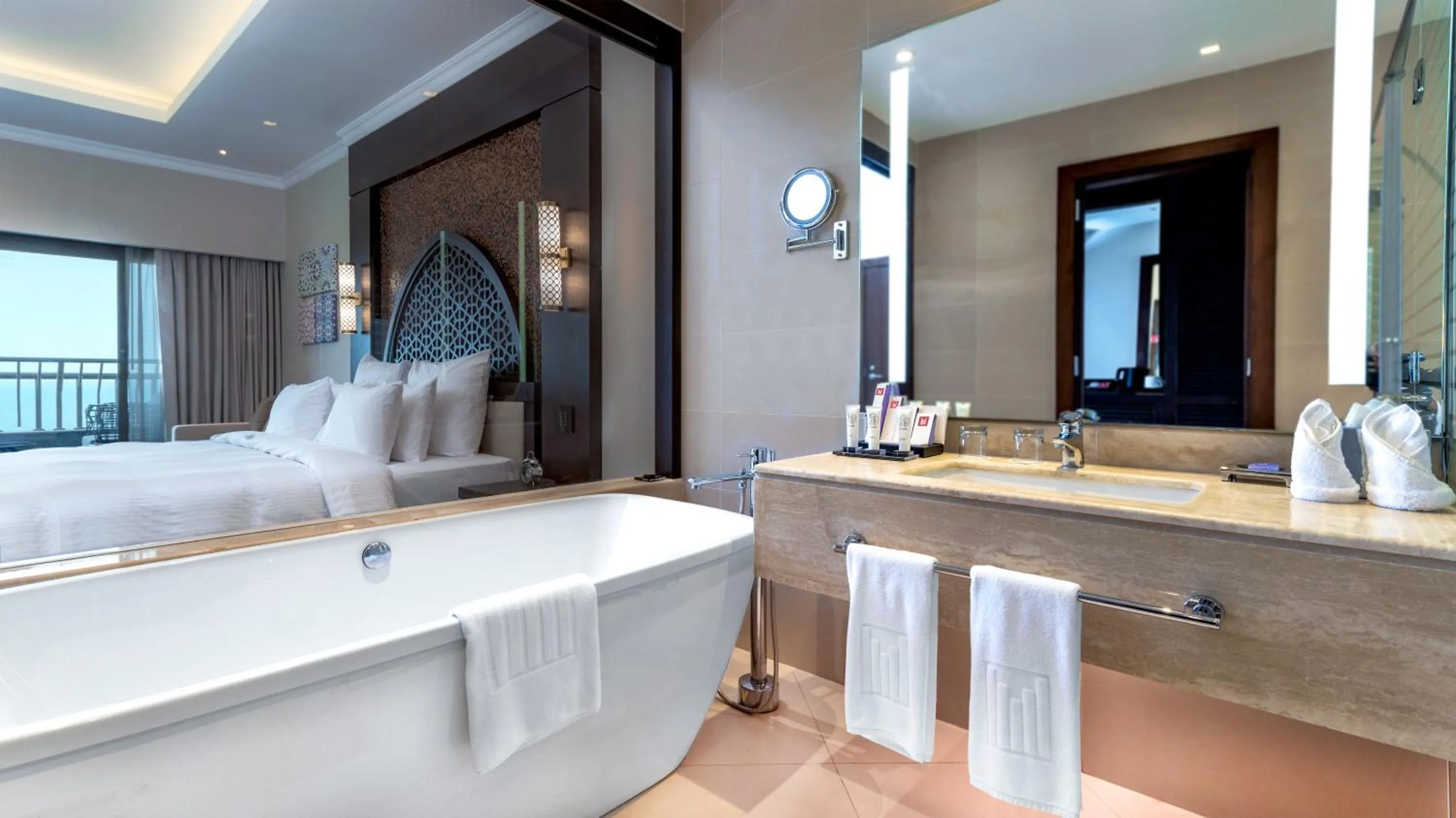 Bed in Grand Millennium Gizan