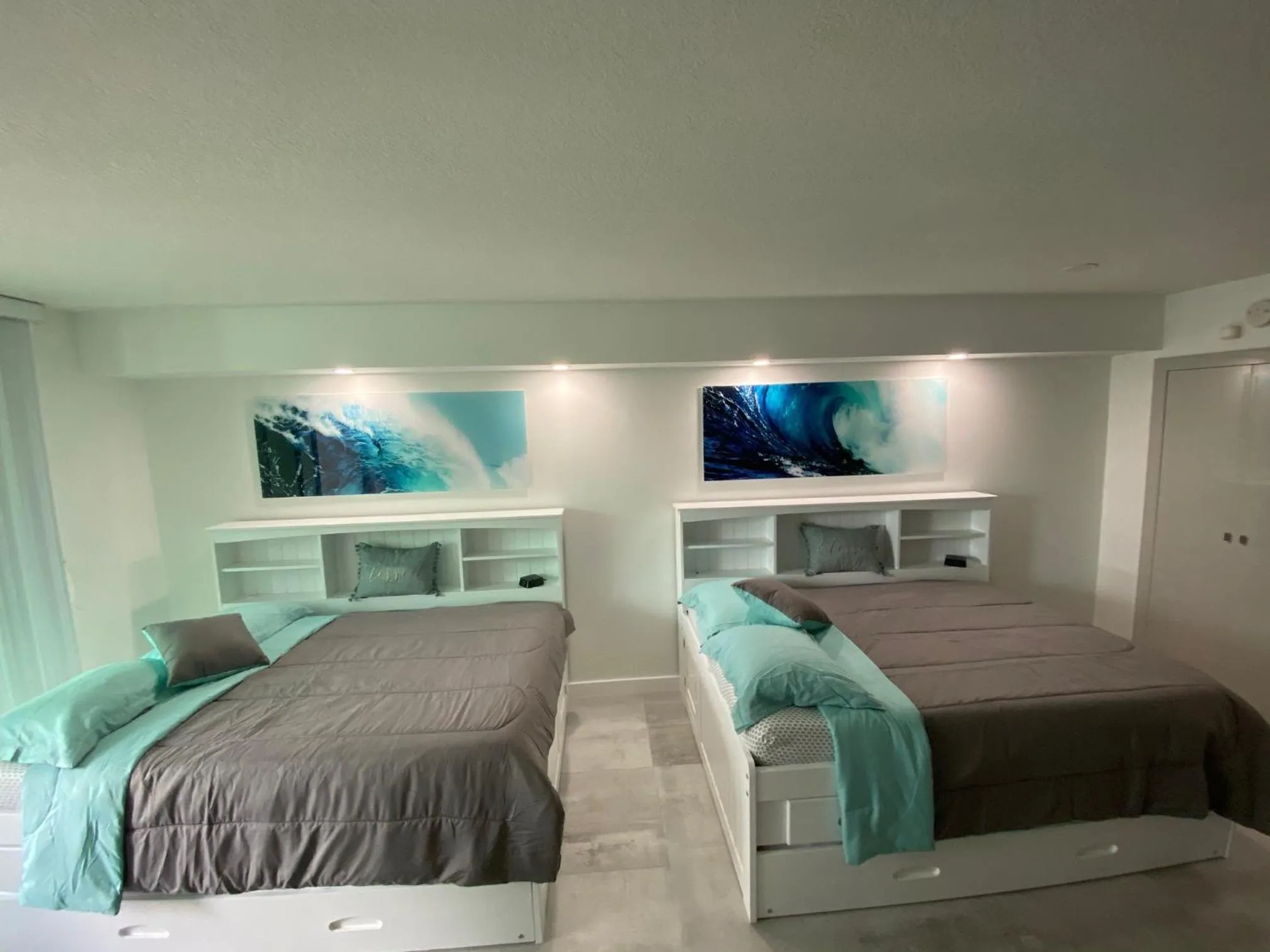 Bed in Elite Brickell Studio on the Bay