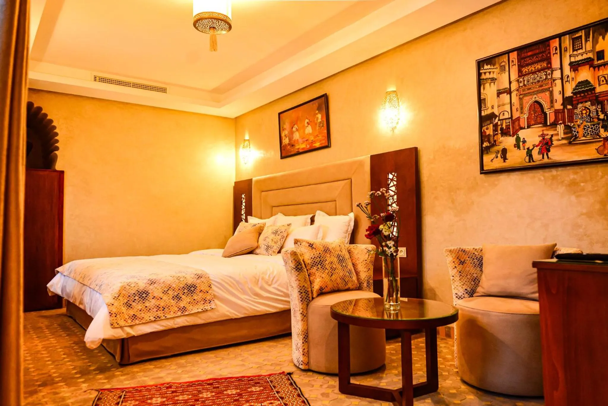 Bedroom, Bed in Riad Al mazhar