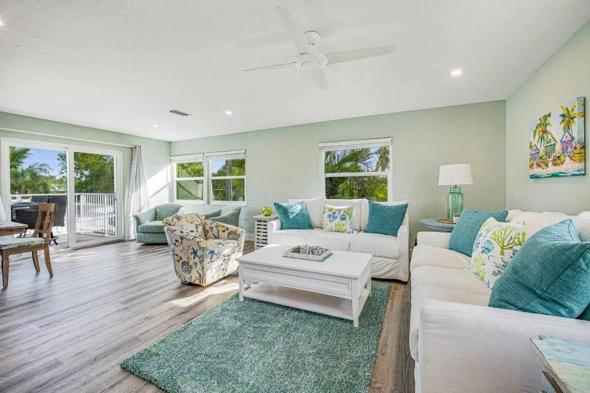 Living room in Siesta Key Island Rentals