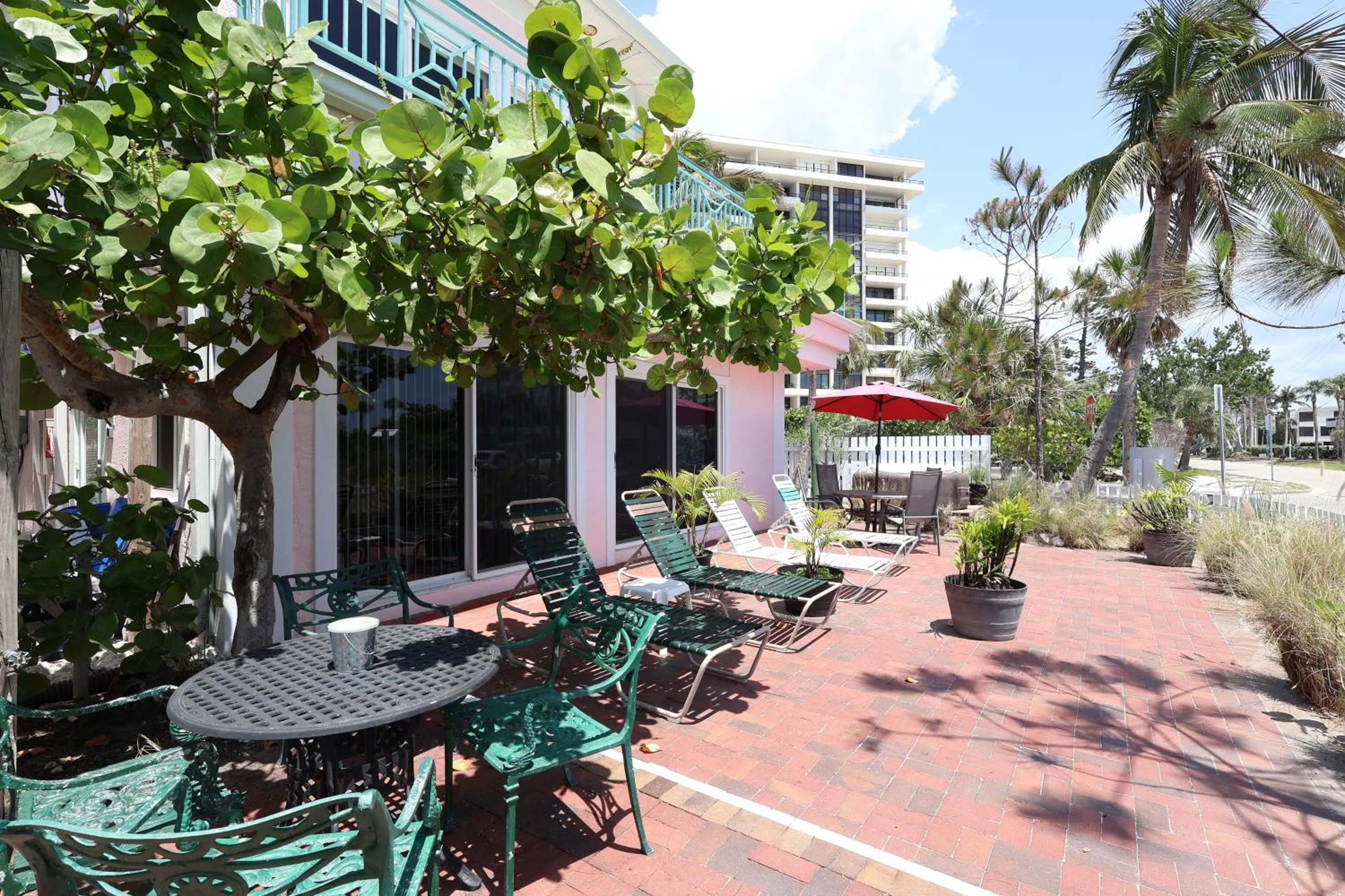 Patio in Siesta Key Island Rentals
