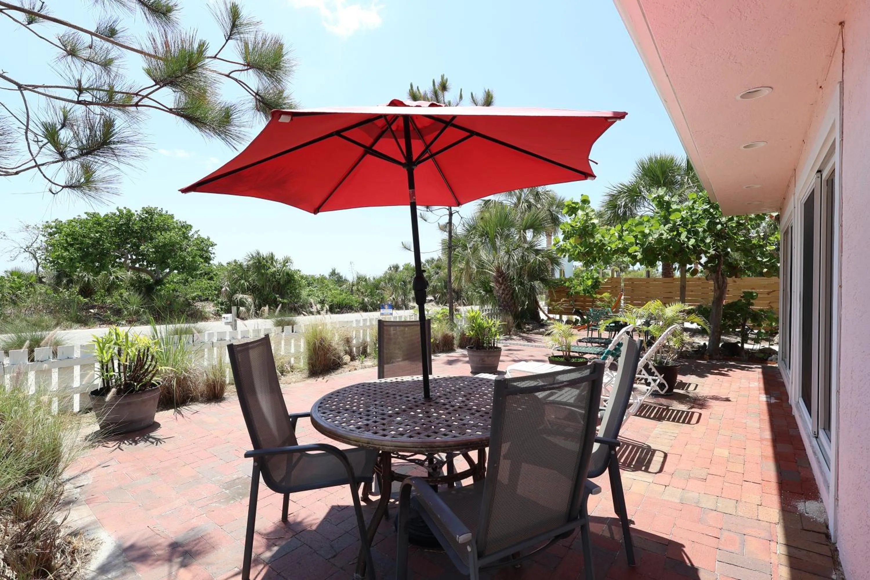 Patio in Siesta Key Island Rentals