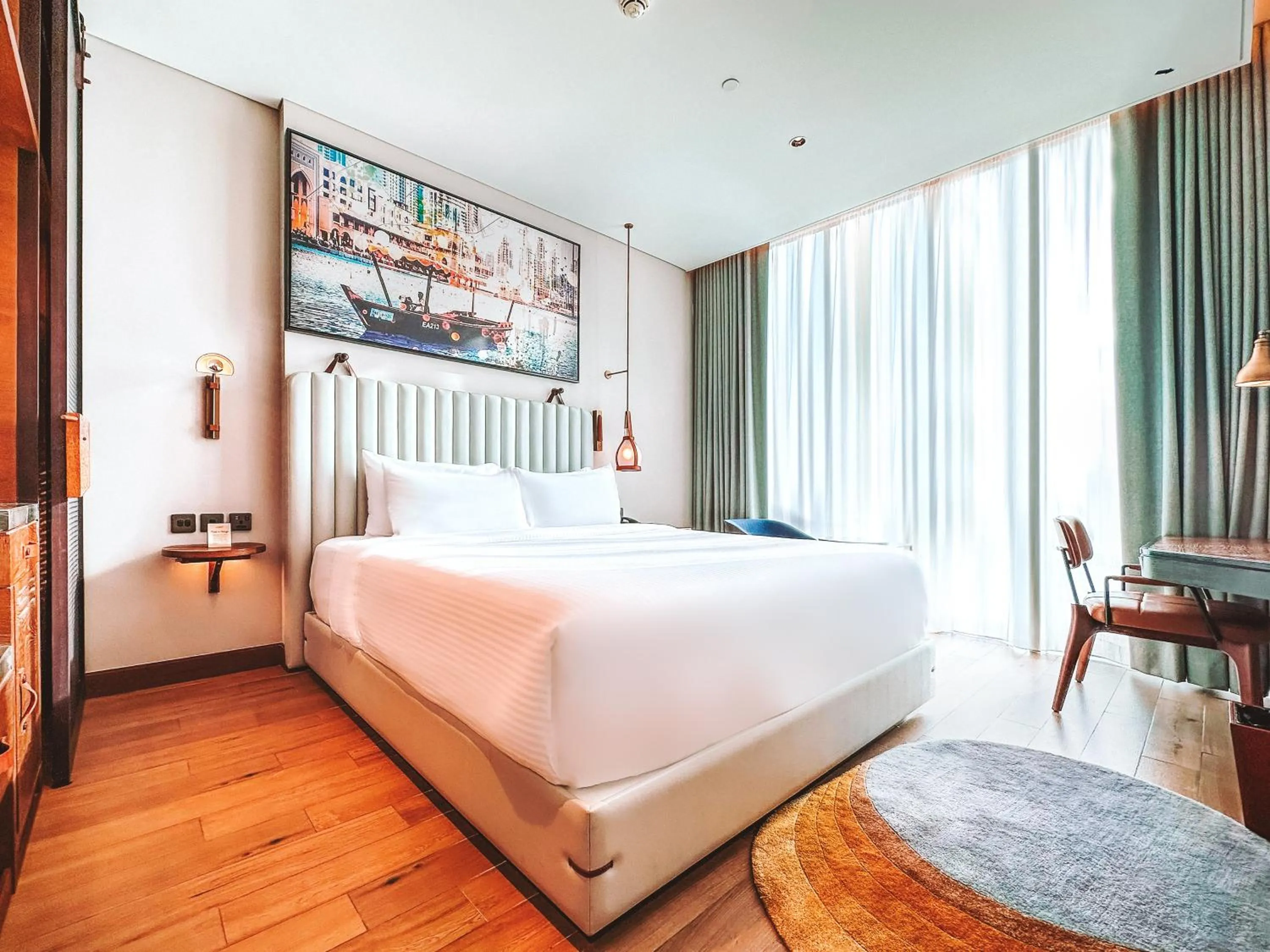 Bedroom, Bed in Barcelo Business Bay Dubai -Formerly Revier Hotel