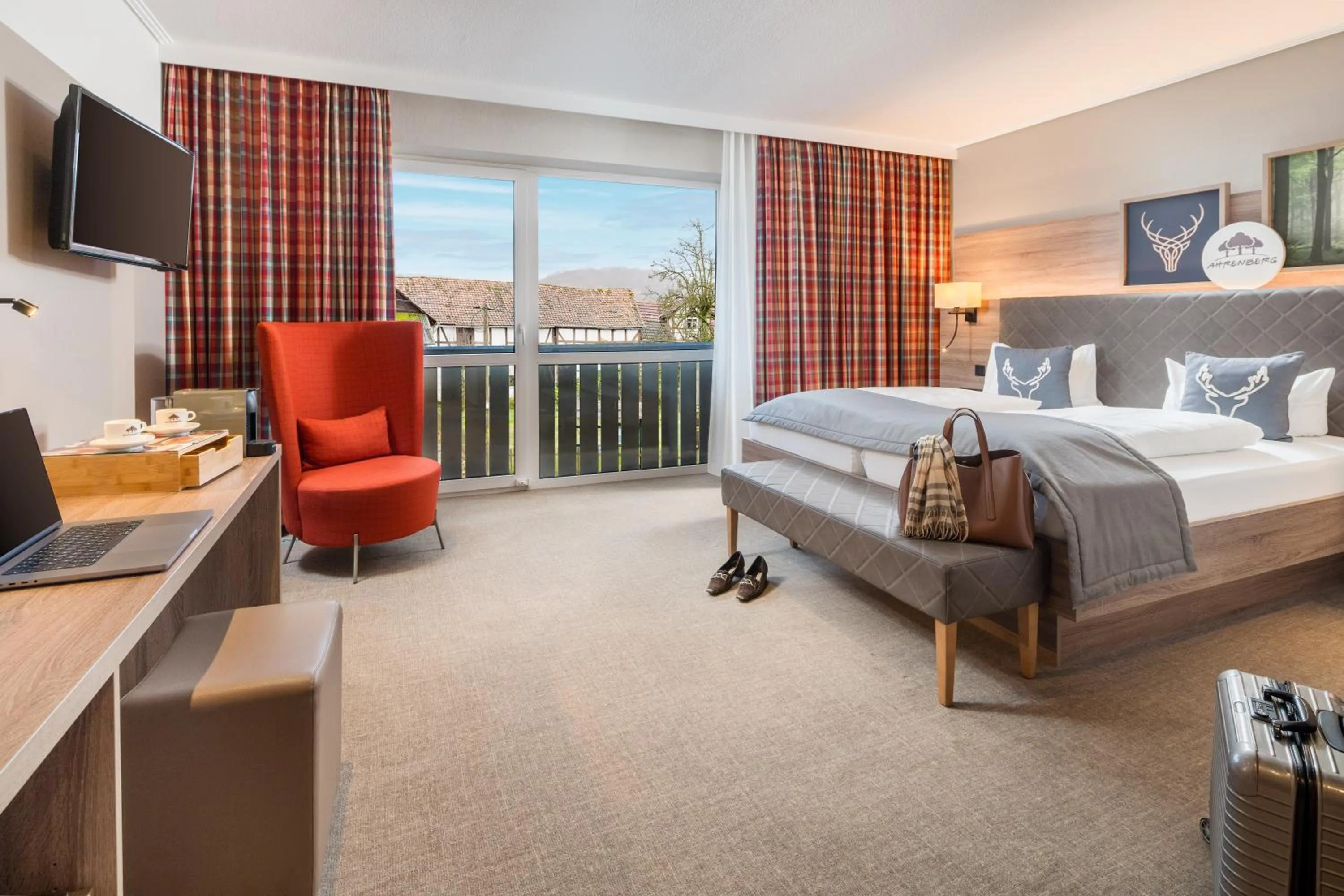 Bed in Romantik Hotel Ahrenberg