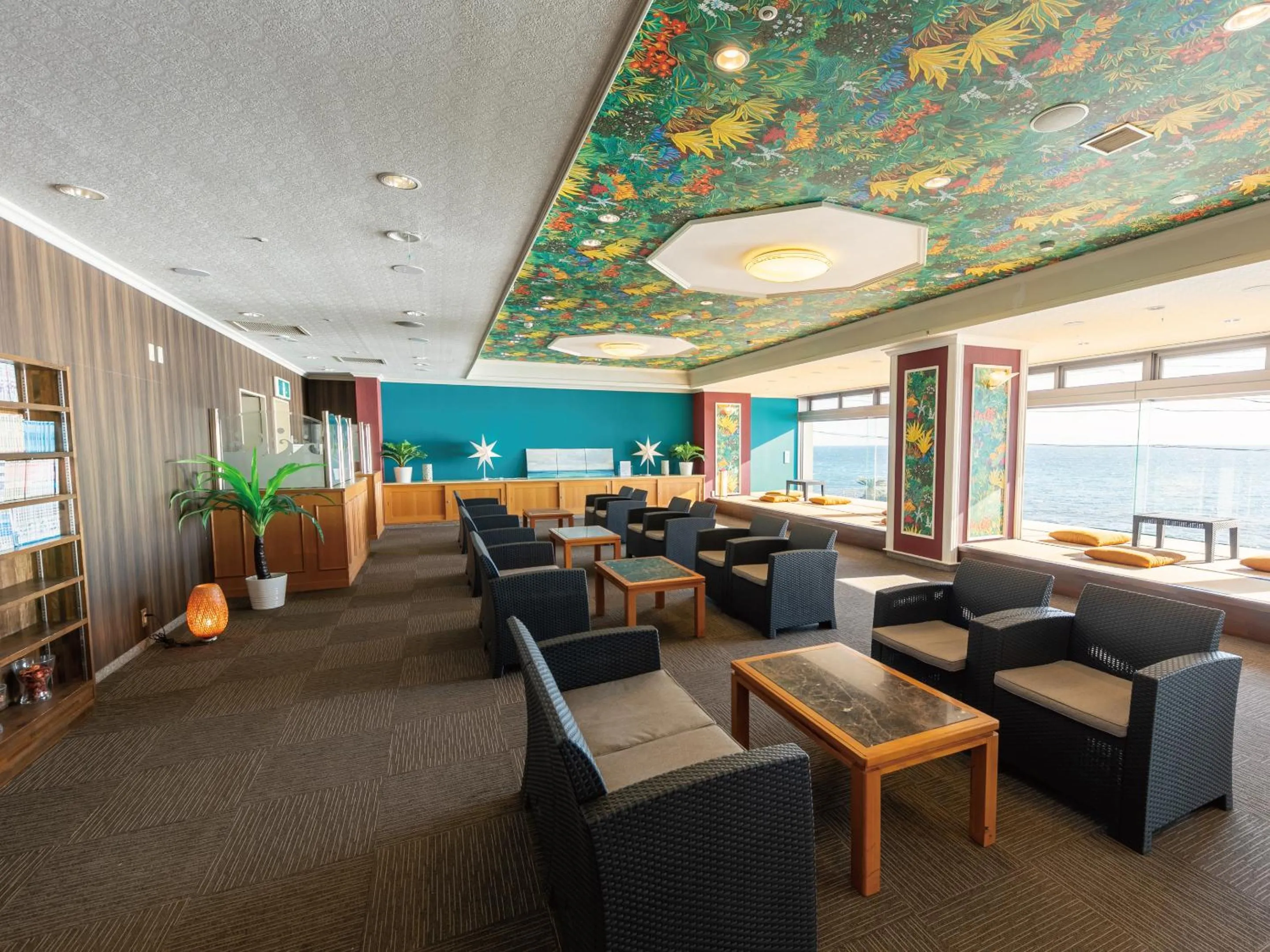 Lobby or reception in Atagawa Onsen Blue Ocean