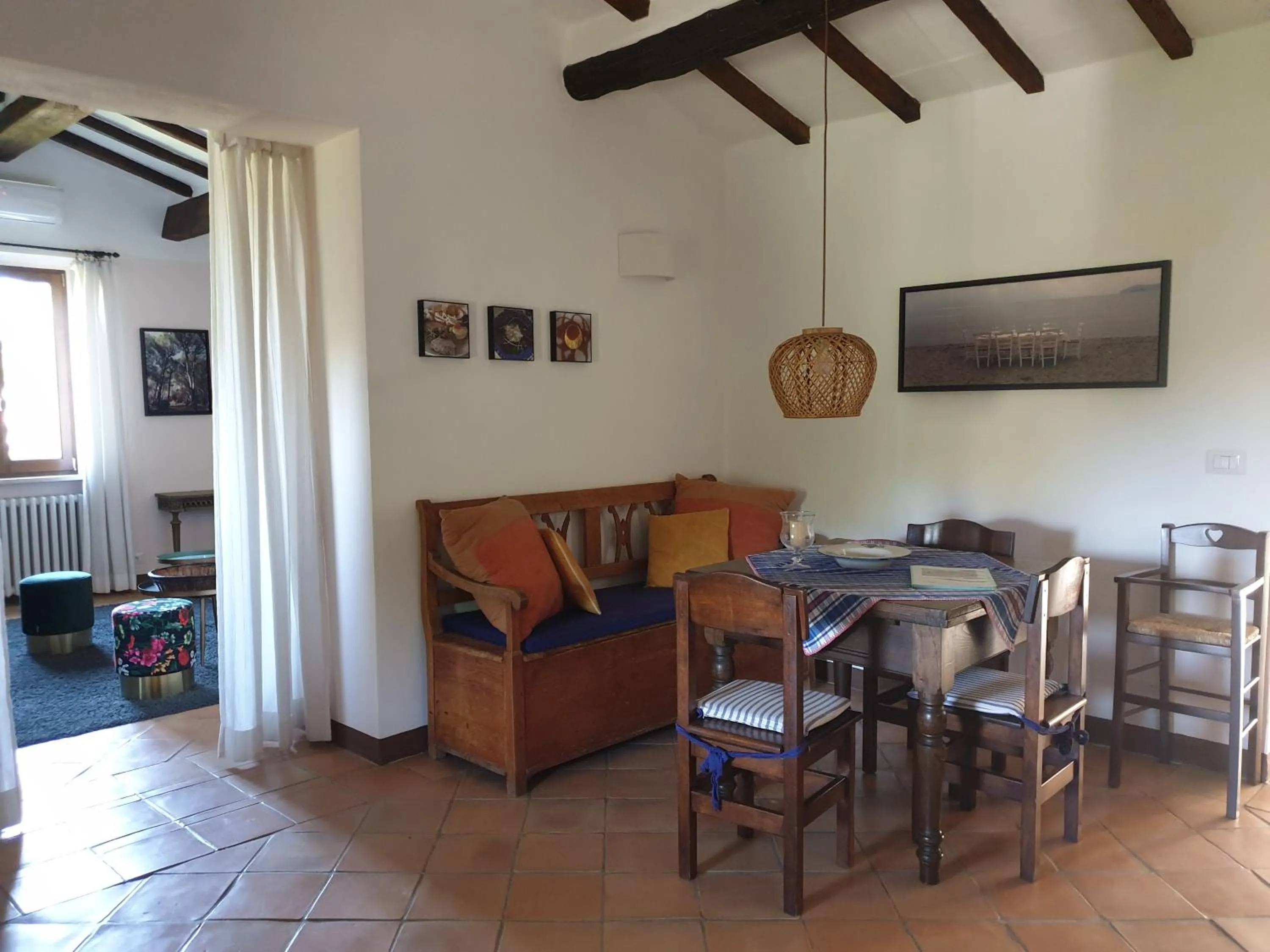 Dining area in Le Querciolaie Monte Cavallo - upper apartment