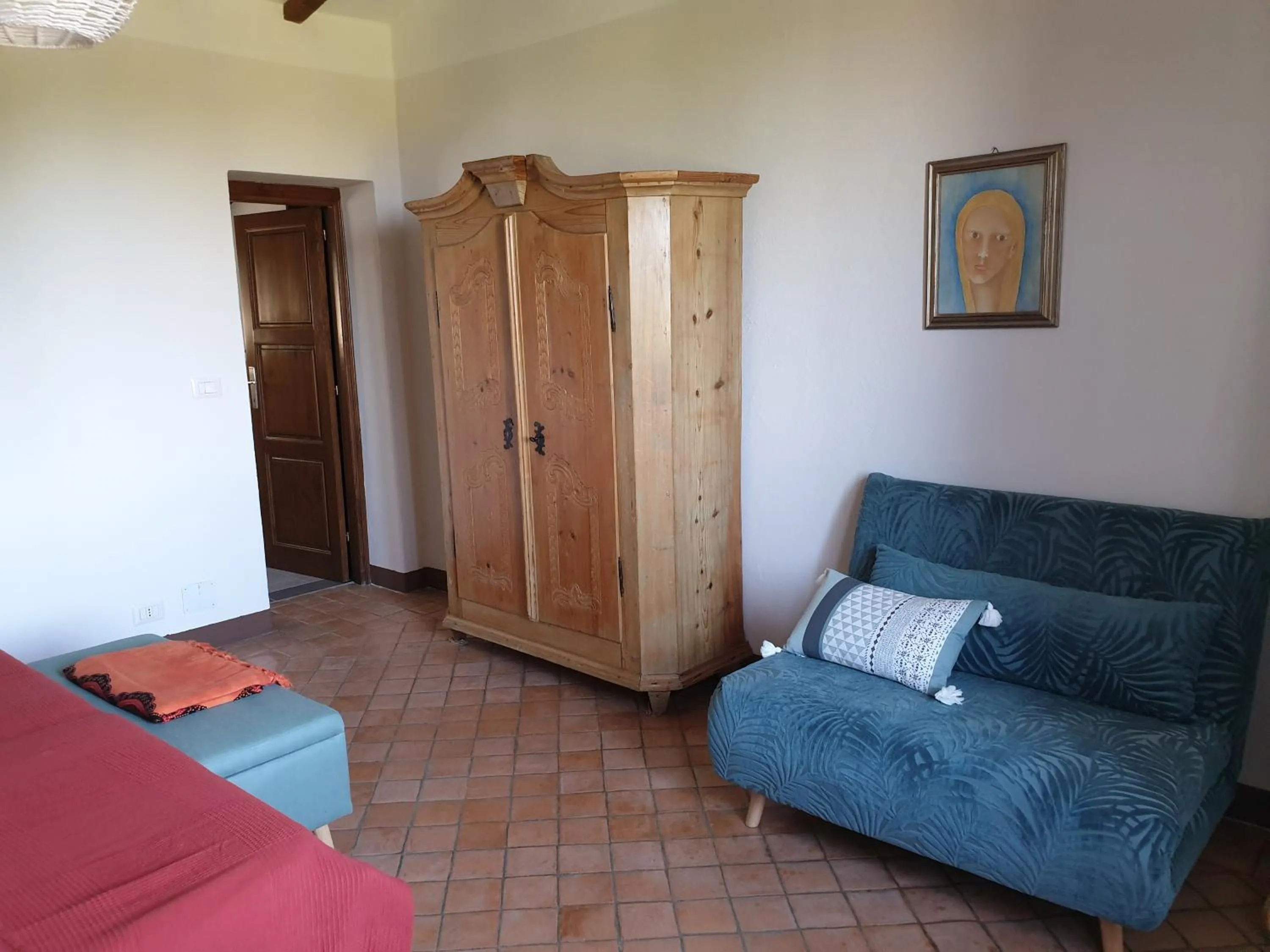 Bedroom in Le Querciolaie Monte Cavallo - upper apartment