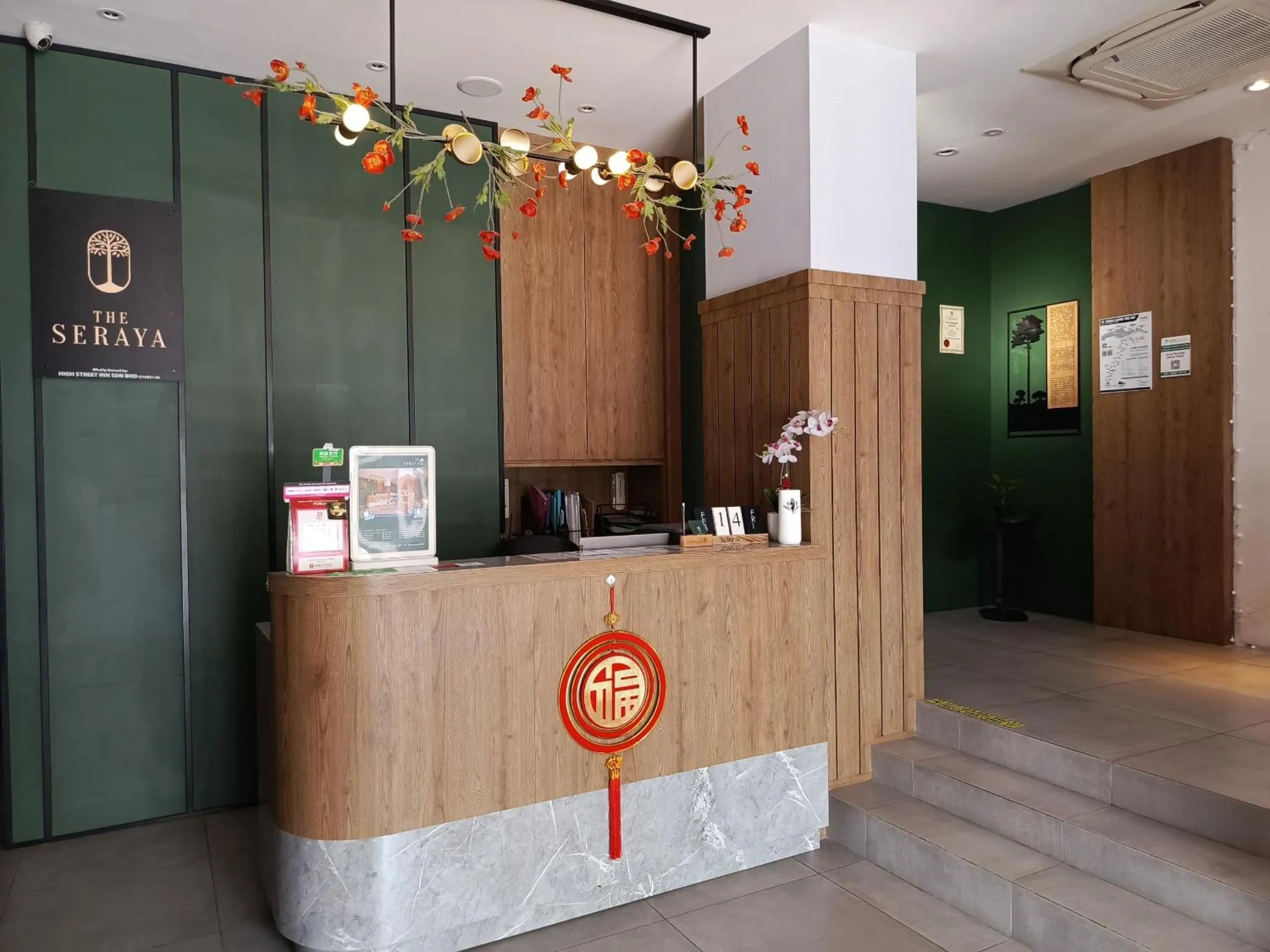 Property building in The Seraya Hotel