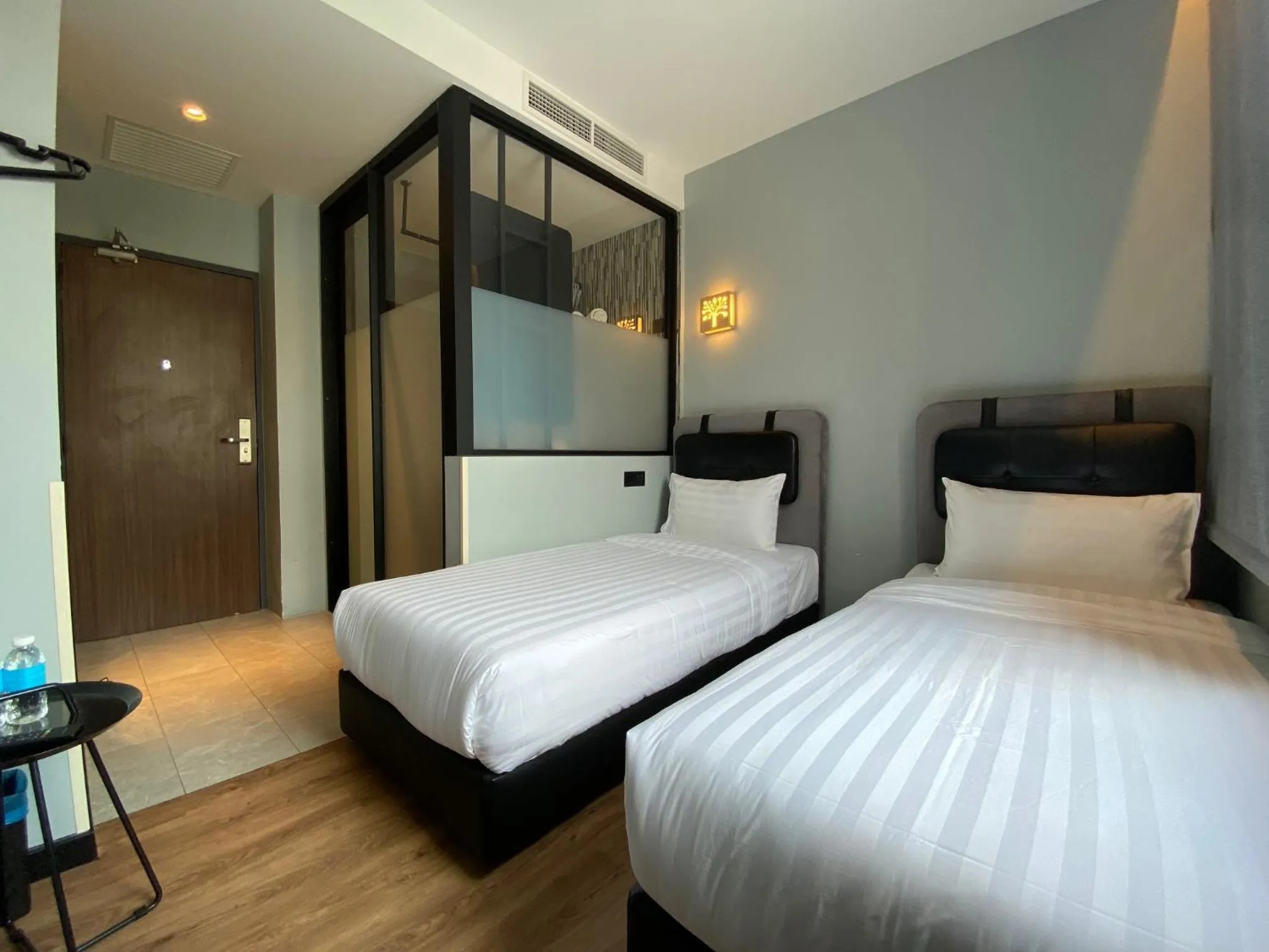 Bed in The Seraya Hotel