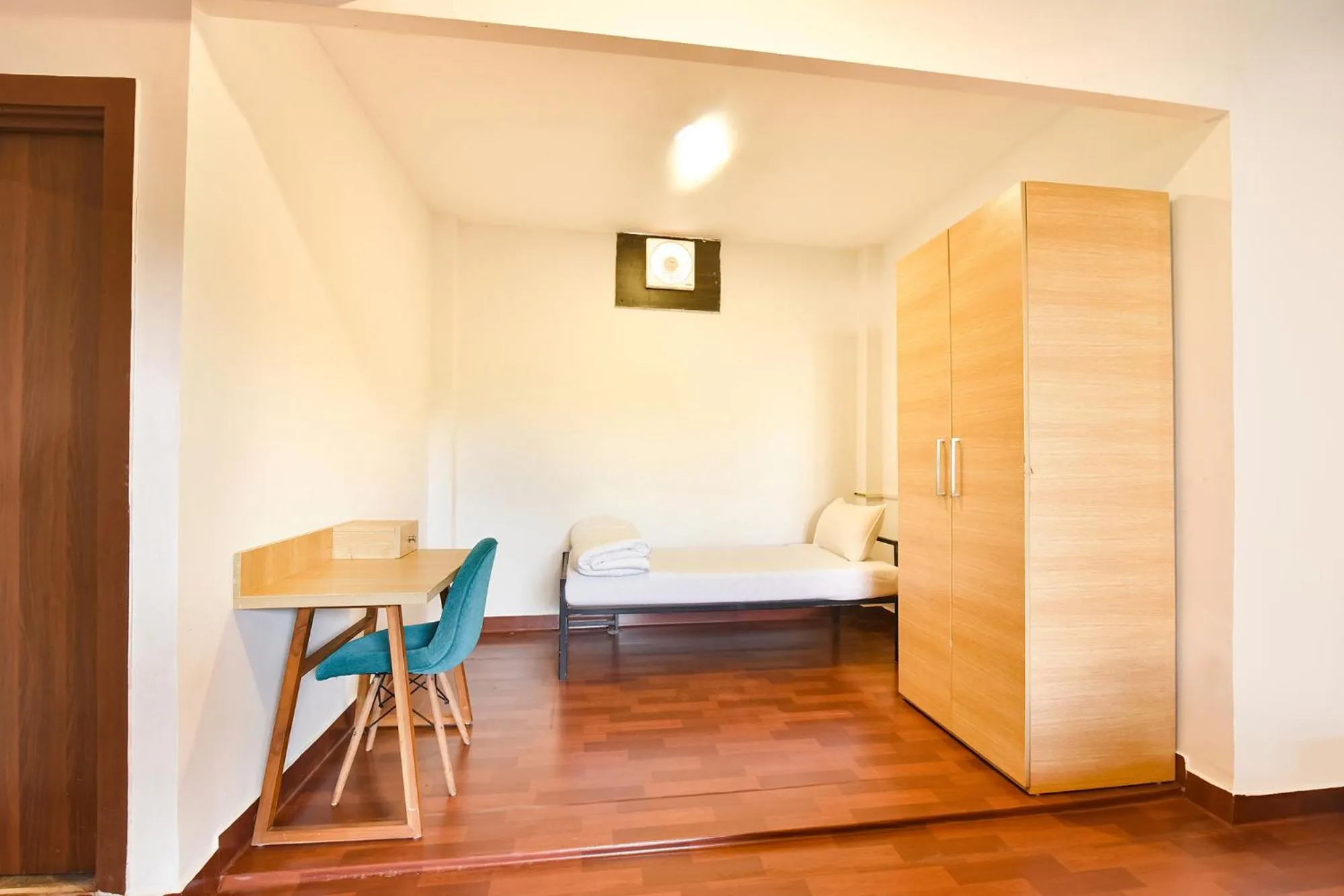 Bed in FabHotel Morjim Bliss