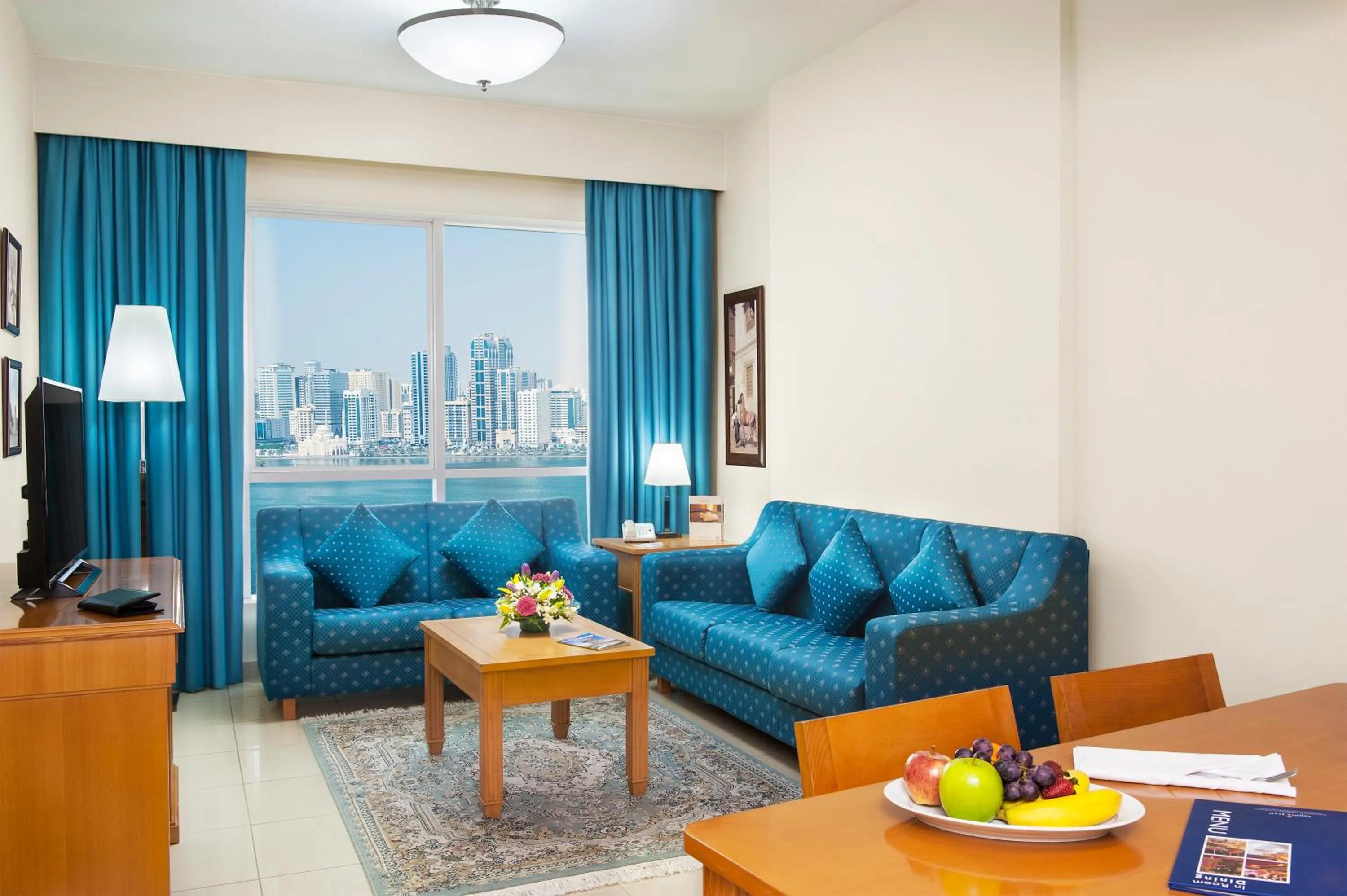 Living room in Golden Tulip Sharjah