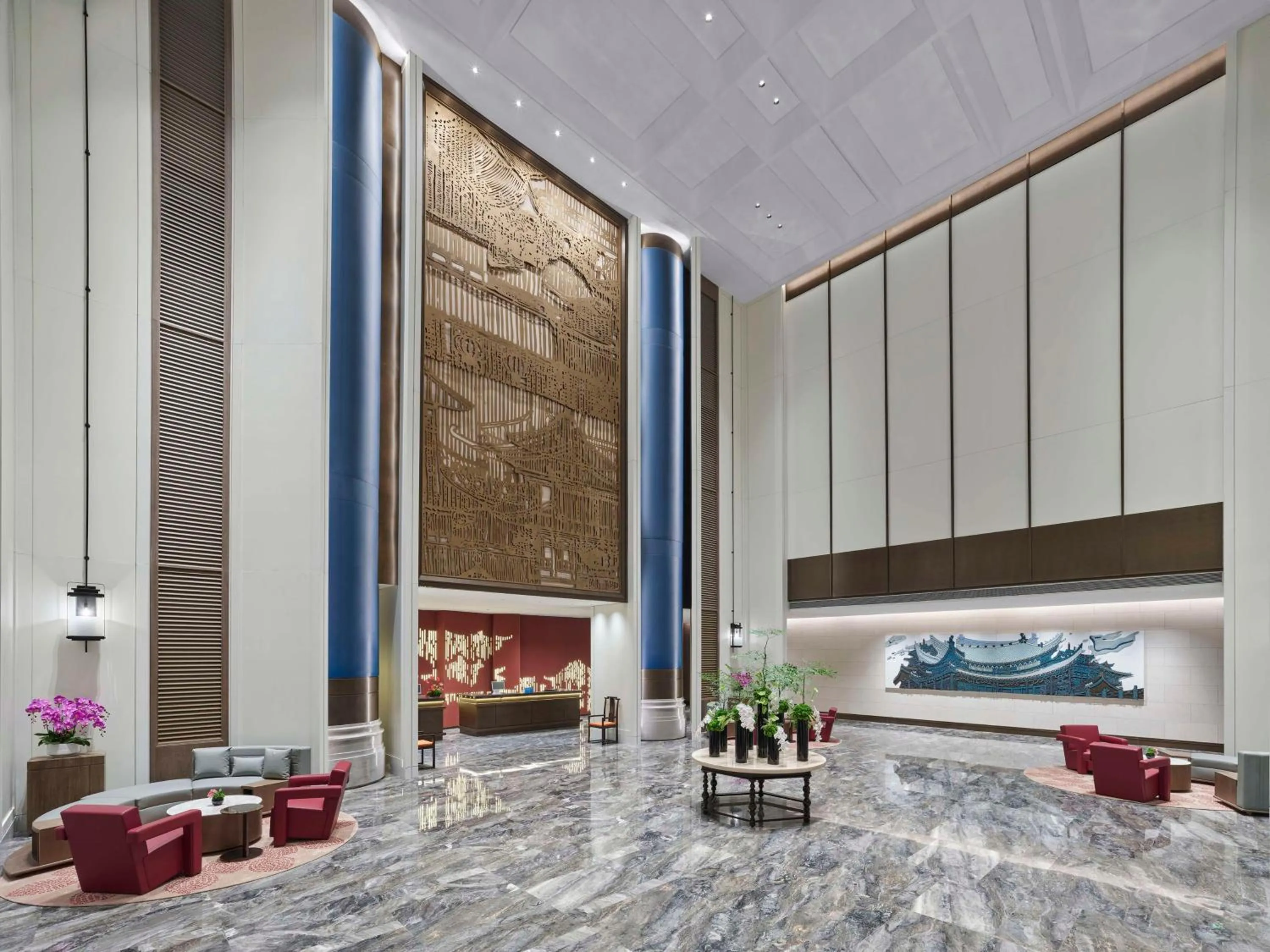 Lobby or reception in Doubletree By Hilton Beijing East Third Ring Road