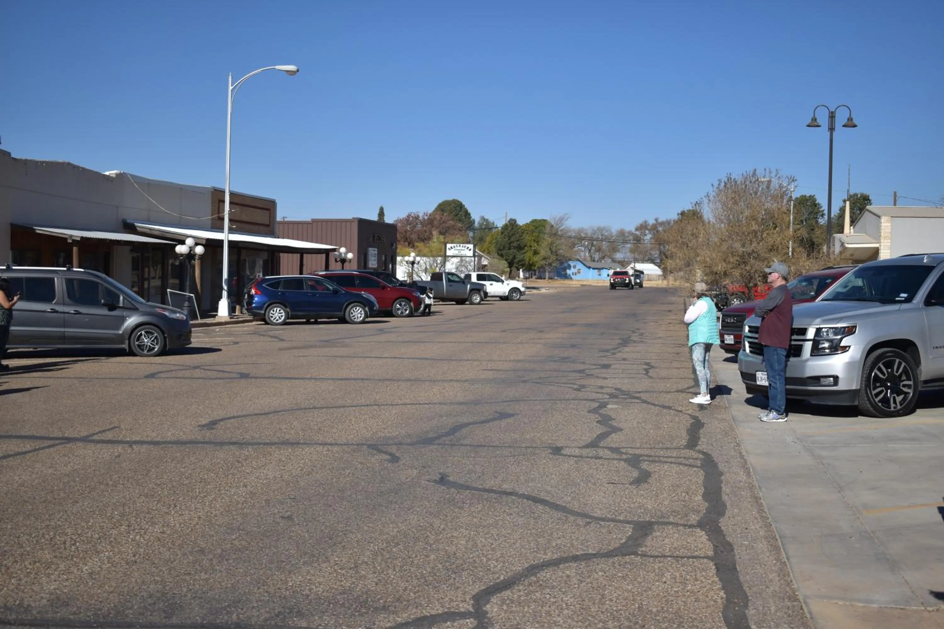 Street view in The Hotel Texan
