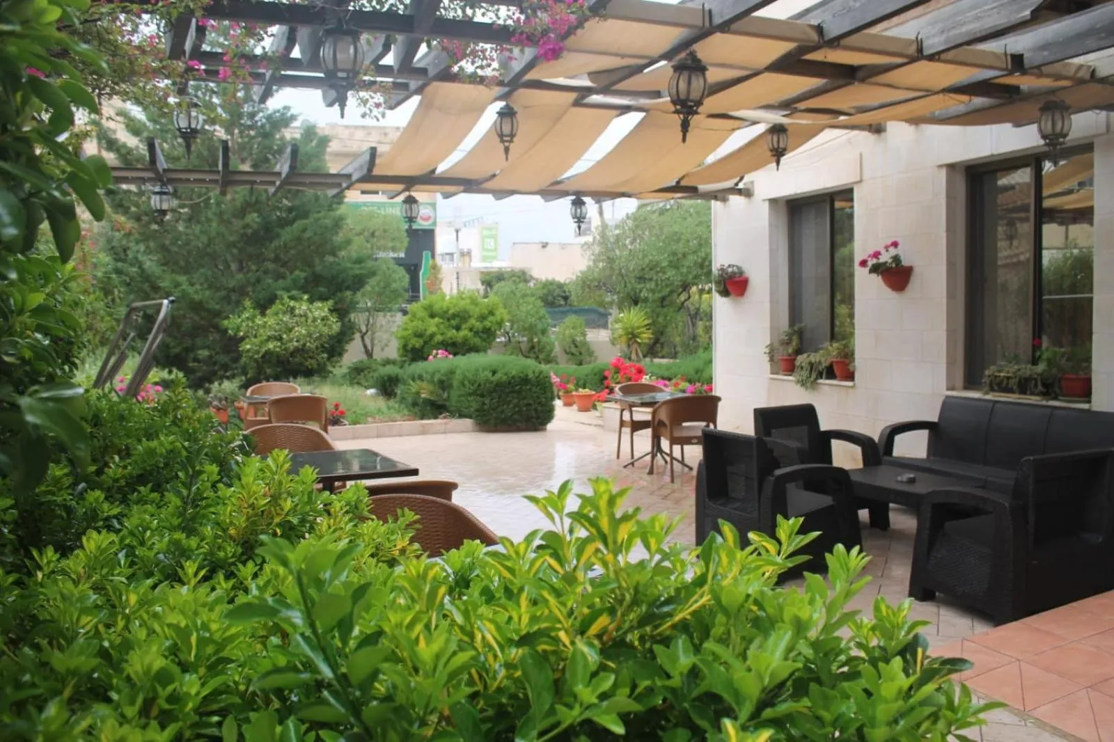 Garden view in Salome Hotel