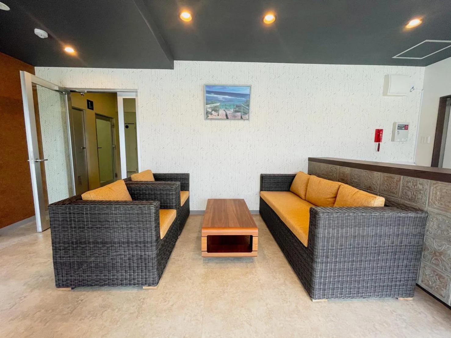Lobby or reception in HOTEL Fit in Miyakojima