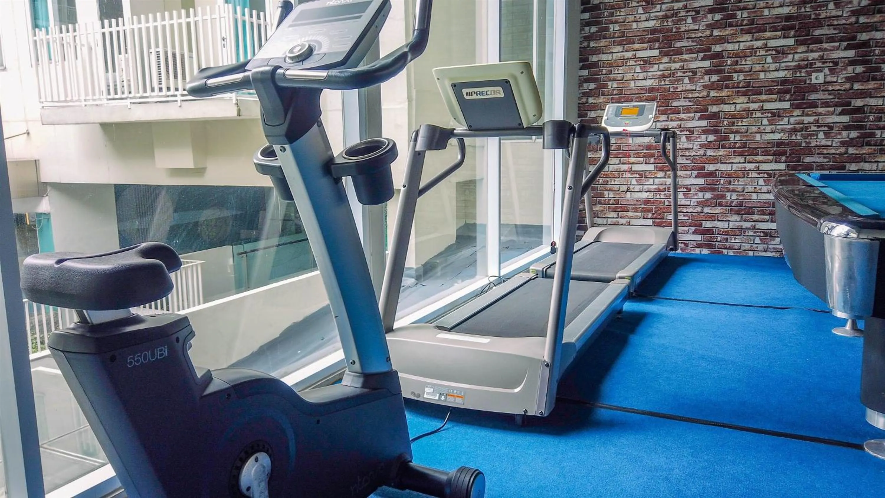 Fitness centre/facilities in Stunning Studio Apartment at Bogor Icon By Travelio
