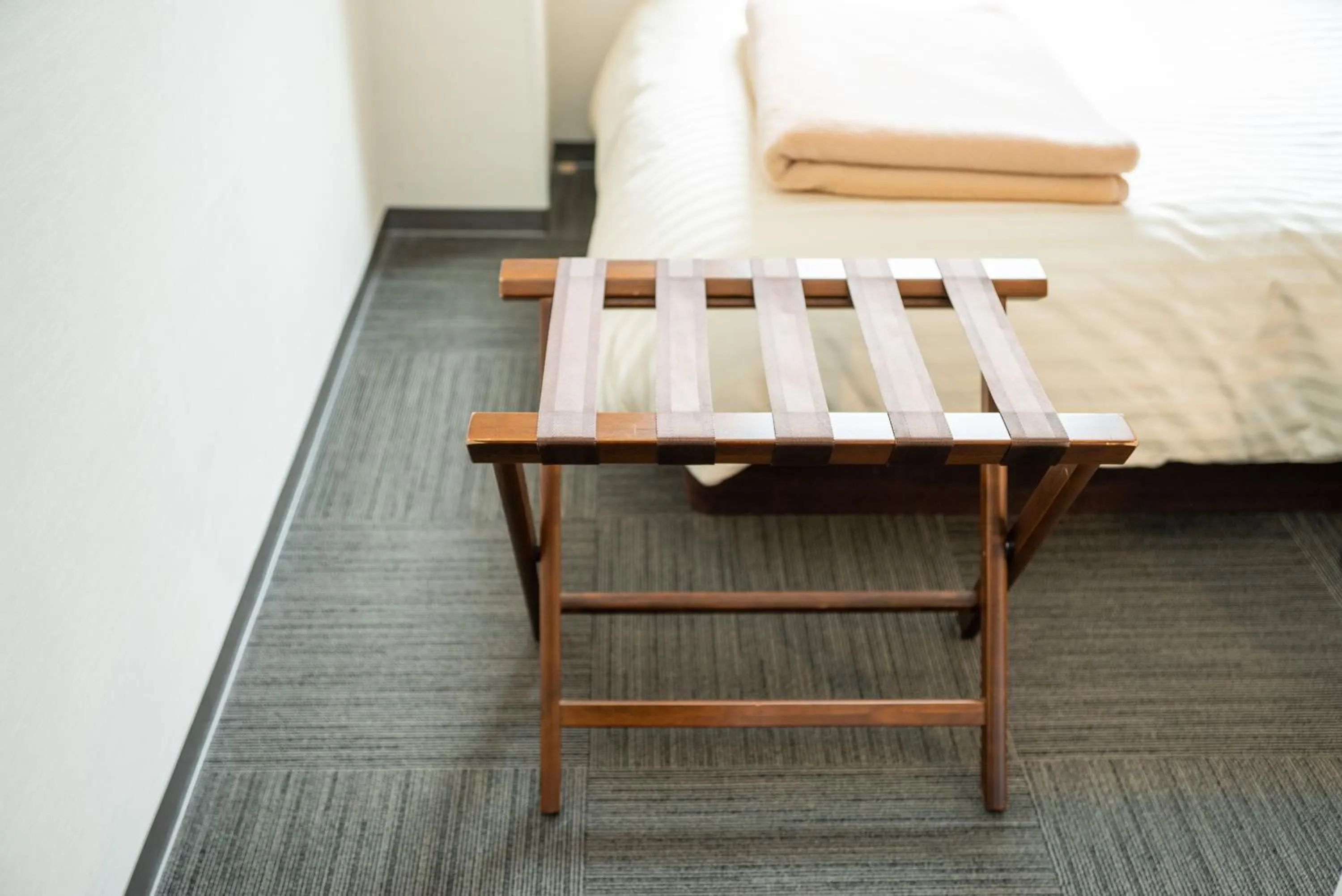 Bed in Super Hotel Yamagataeki Nishiguchi Hot Spring