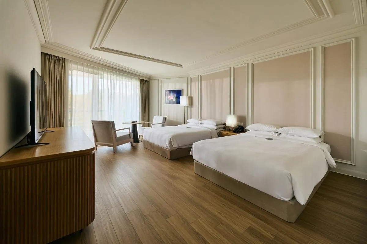 Bedroom, Bed in Grand Josun Jeju