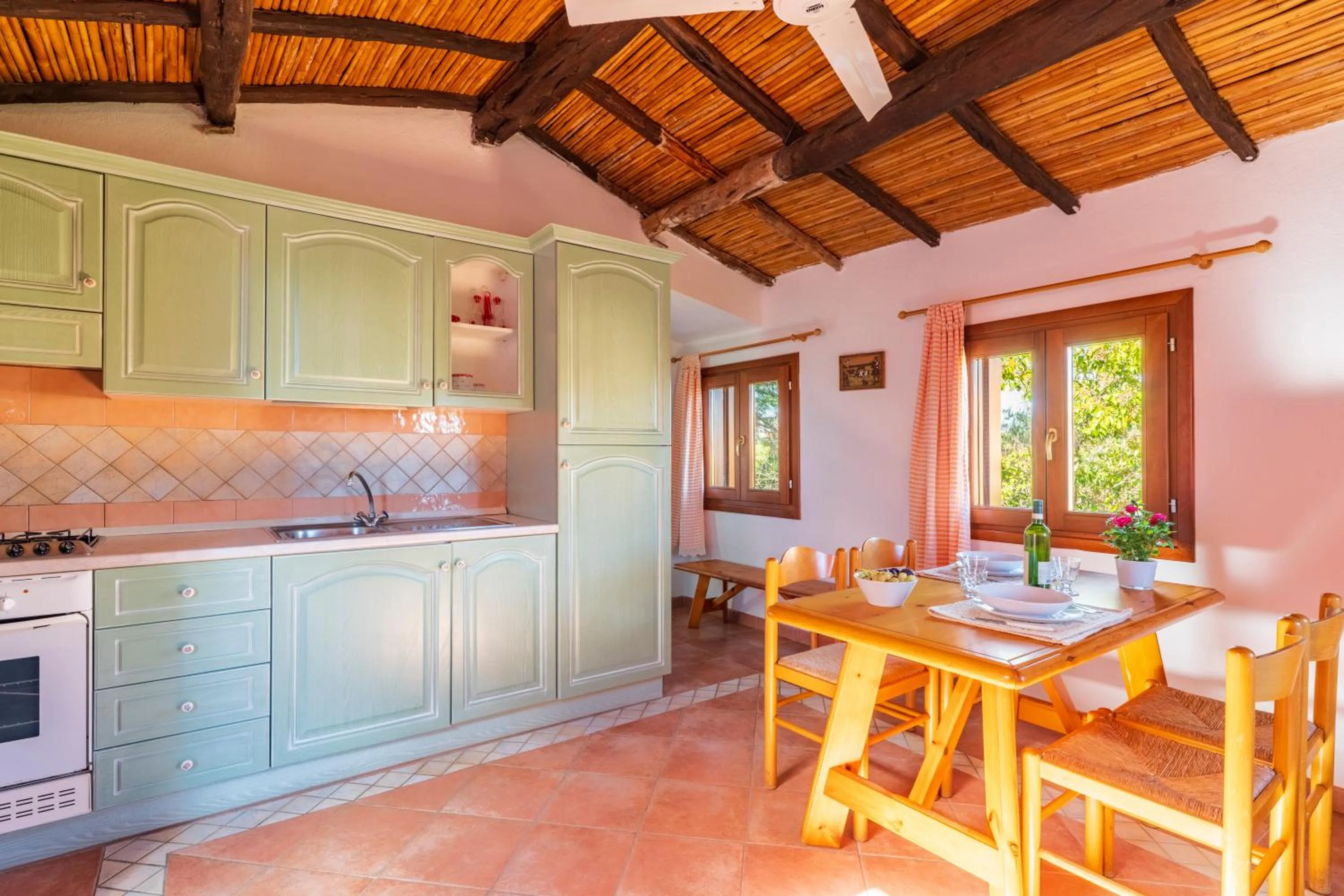 Kitchen or kitchenette in Appartamenti Tiffany