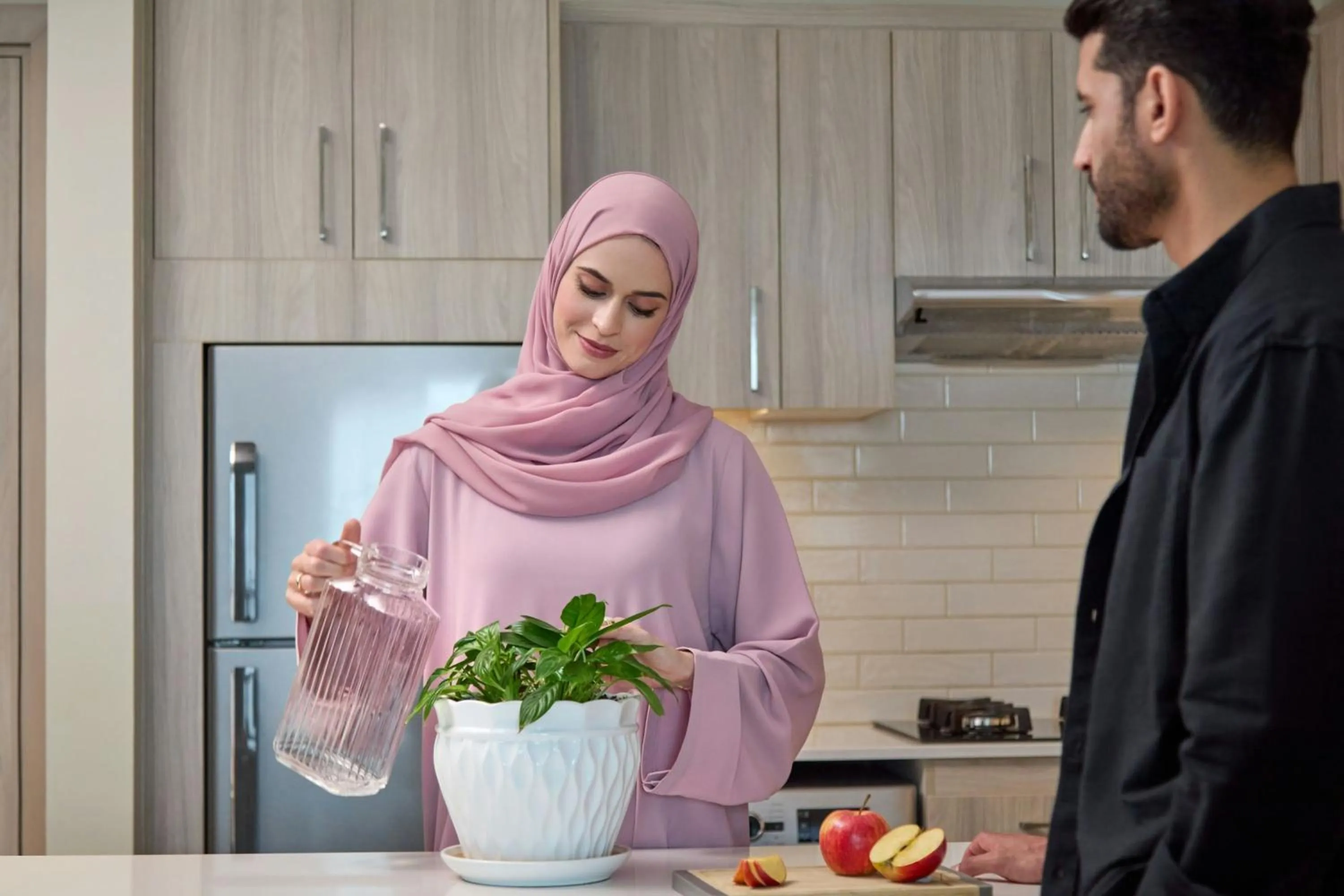 Kitchen or kitchenette in Element Al Jaddaf, Dubai