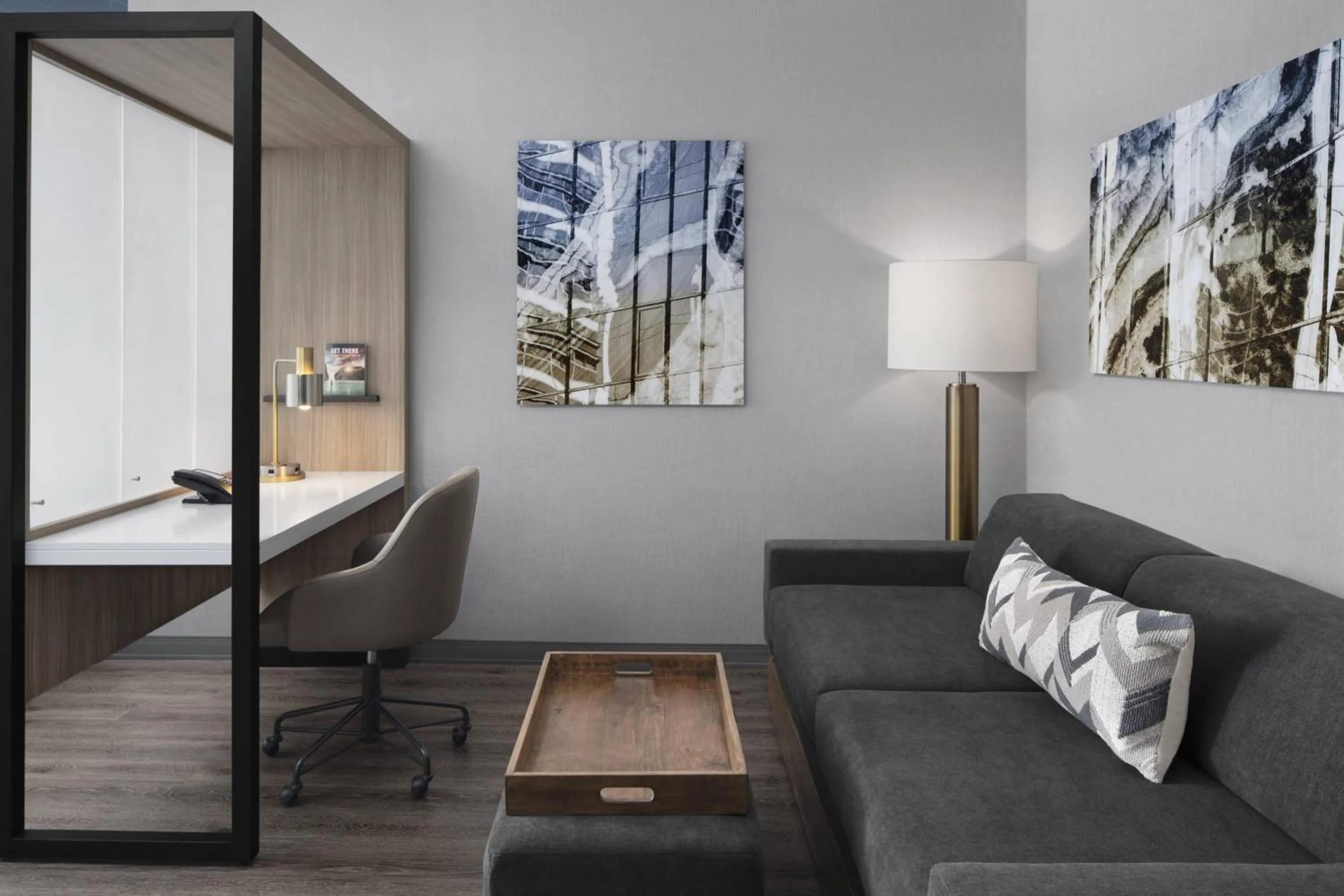 Living room in SpringHill Suites by Marriott East Rutherford Meadowlands Carlstadt