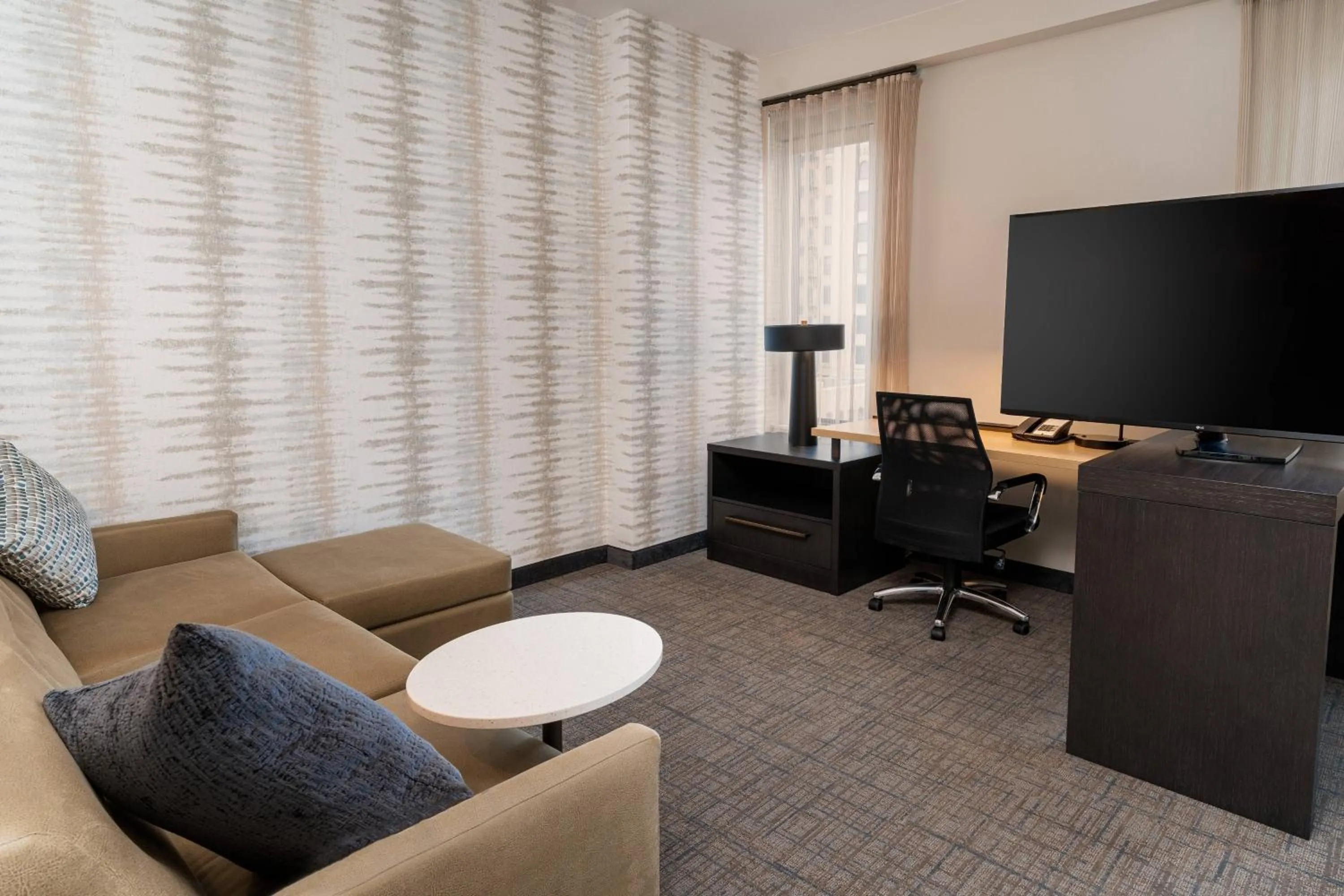 Living room in Residence Inn by Marriott Grand Rapids Downtown