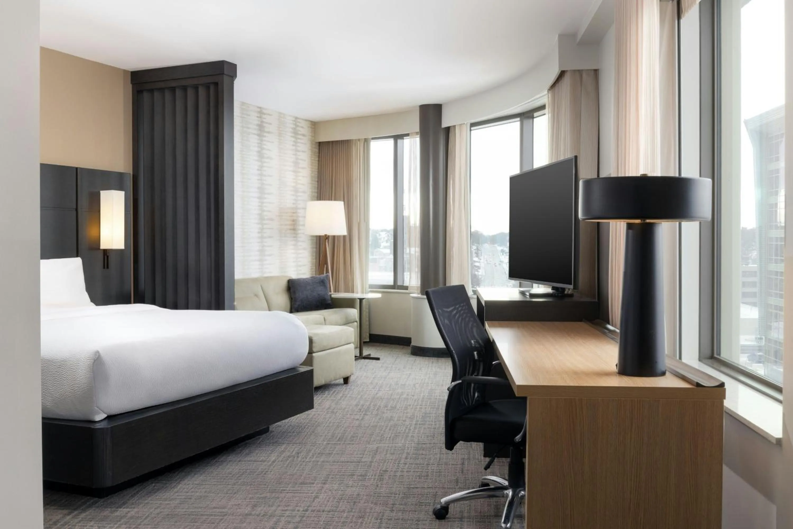 Photo of the whole room, Bed in Residence Inn by Marriott Grand Rapids Downtown