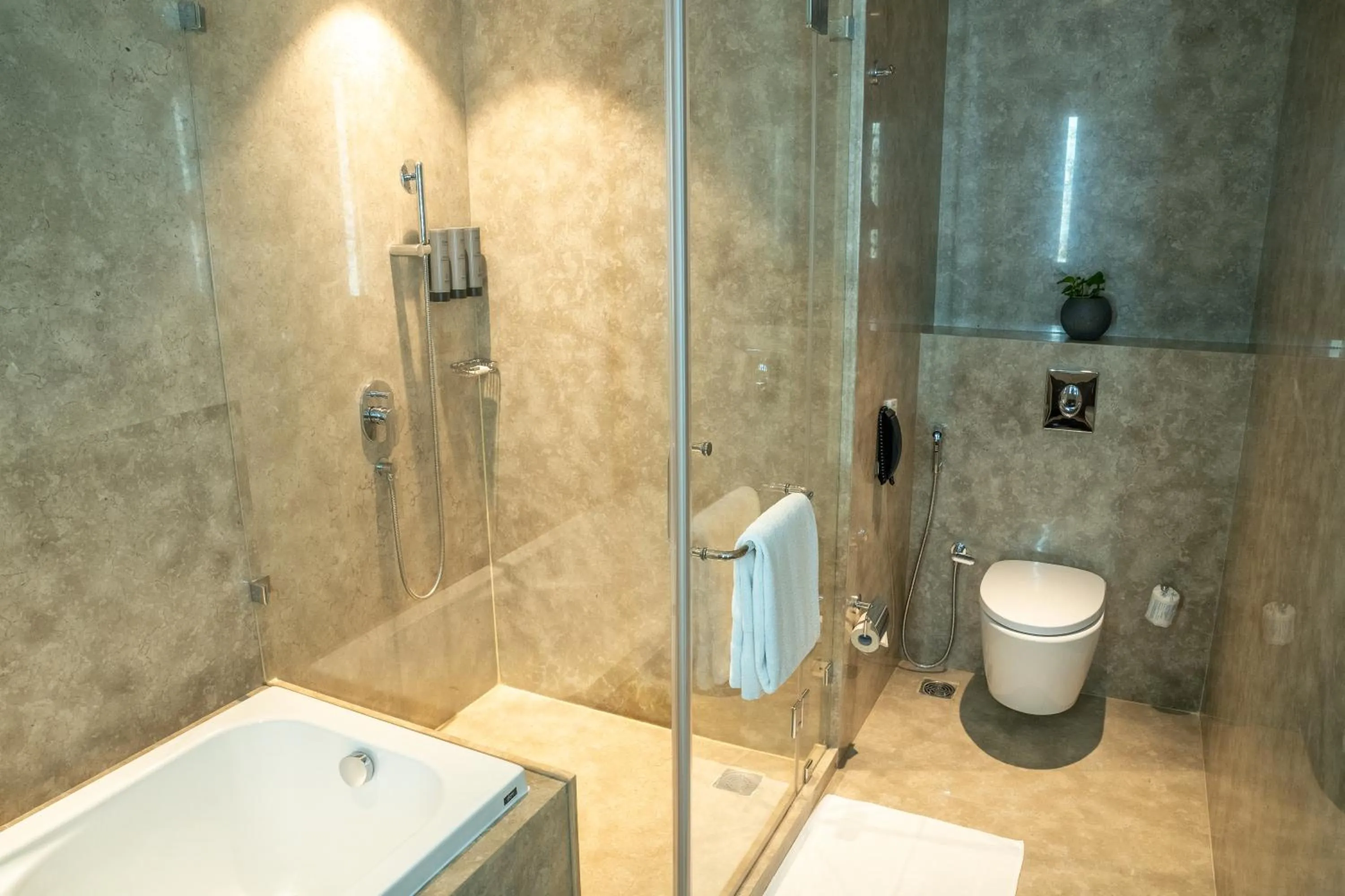 Bathroom in Courtyard by Marriott Nashik