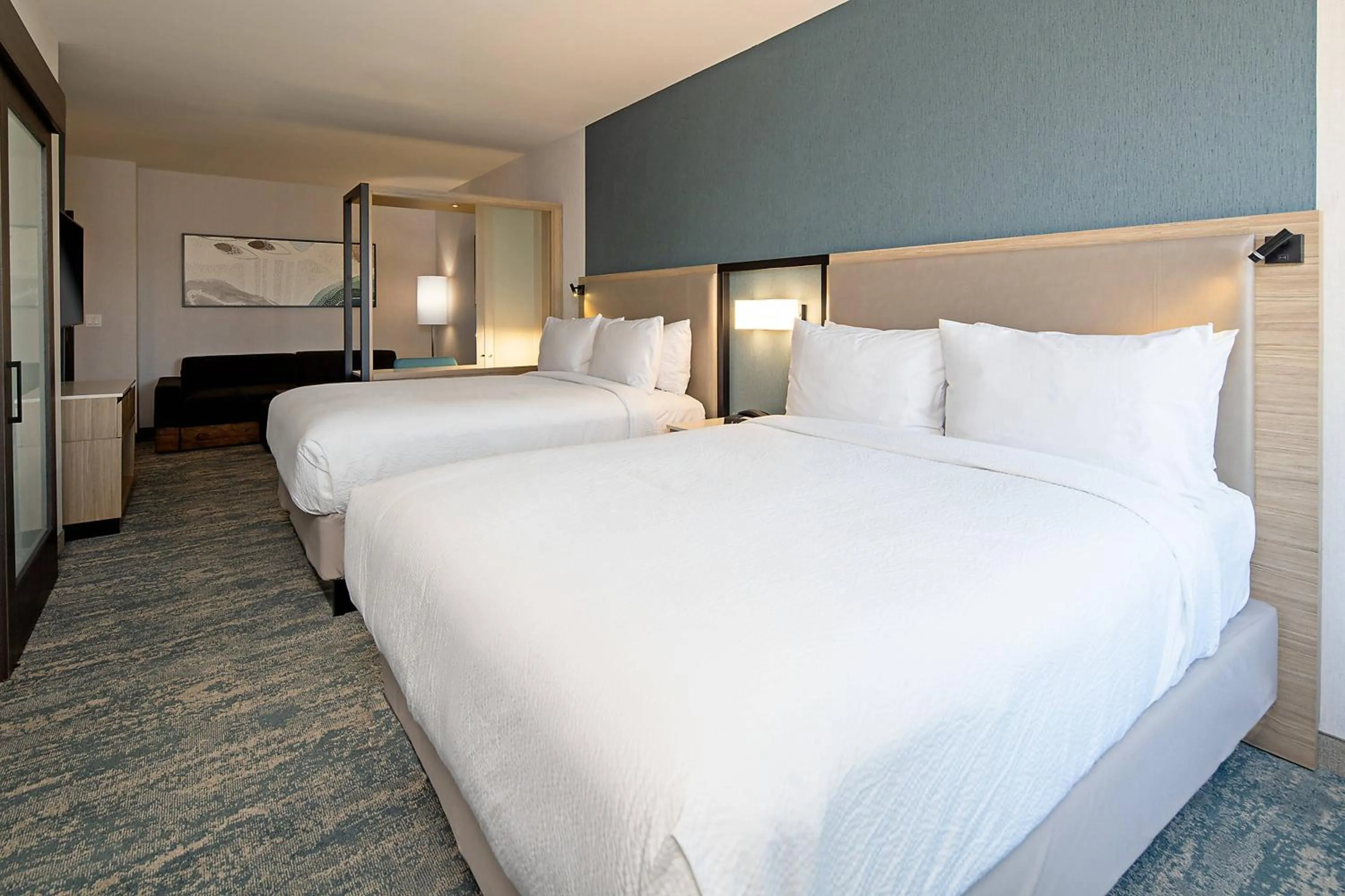 Bedroom, Bed in SpringHill Suites by Marriott Valencia