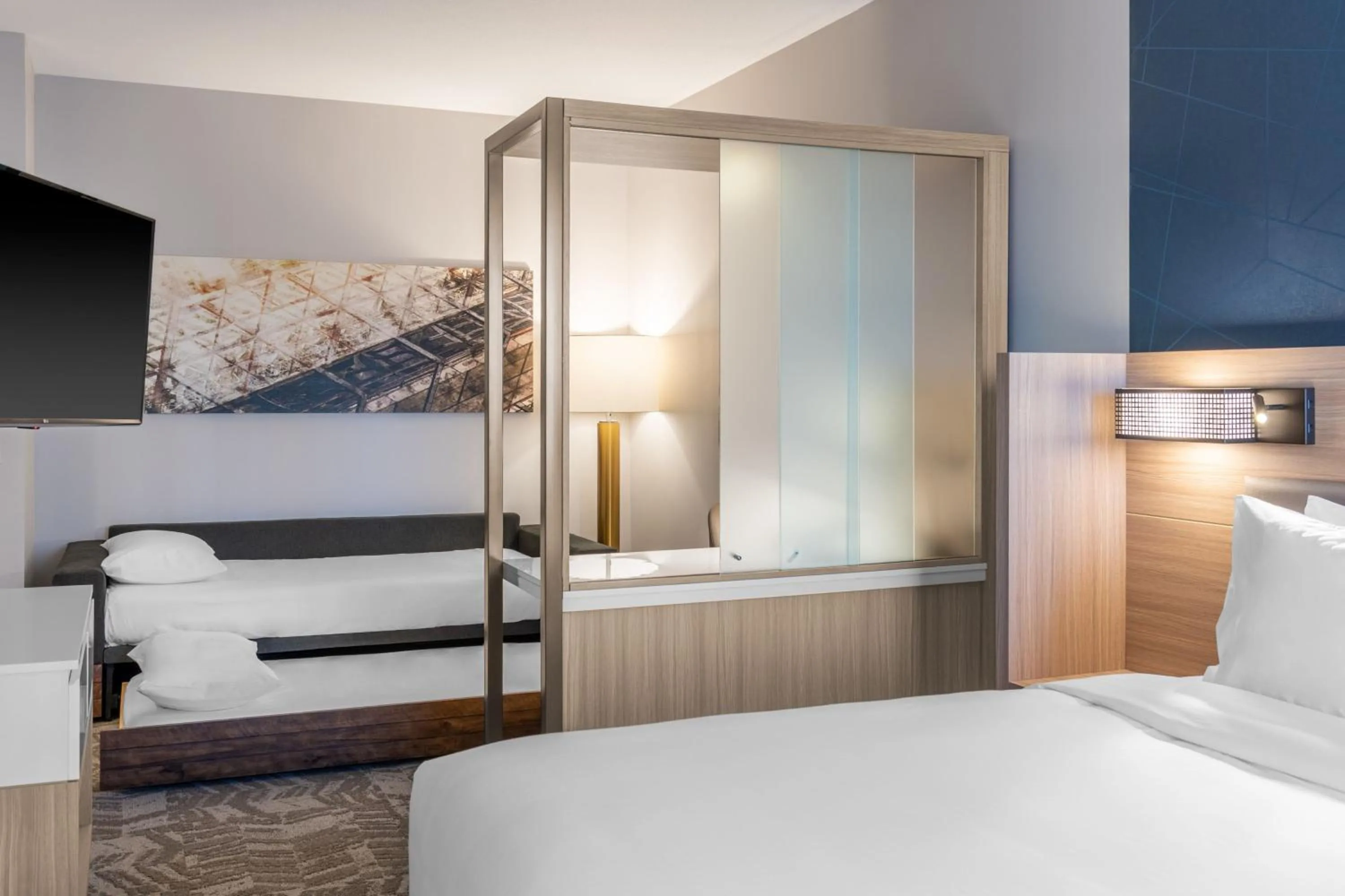 Photo of the whole room, Bed in SpringHill Suites by Marriott Overland Park Leawood