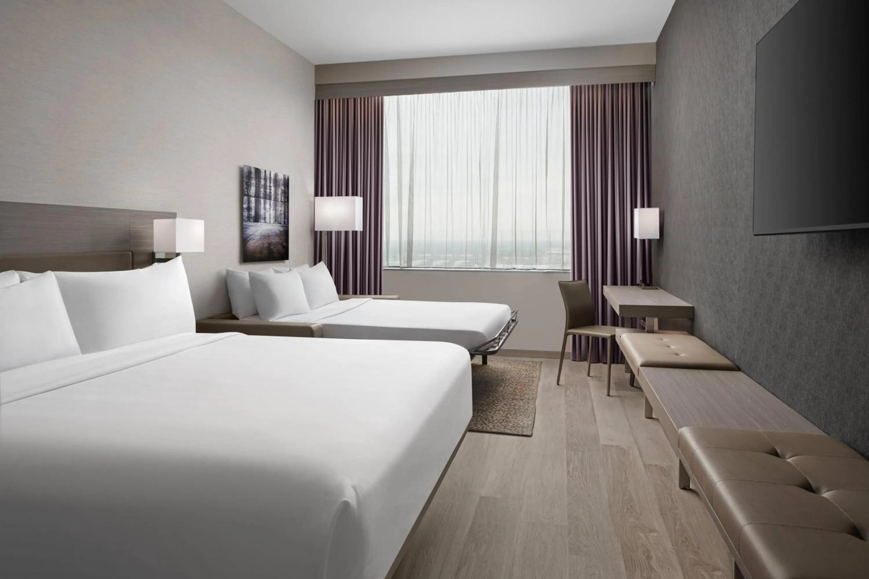 Photo of the whole room, Bed in AC Hotel by Marriott Orlando Downtown