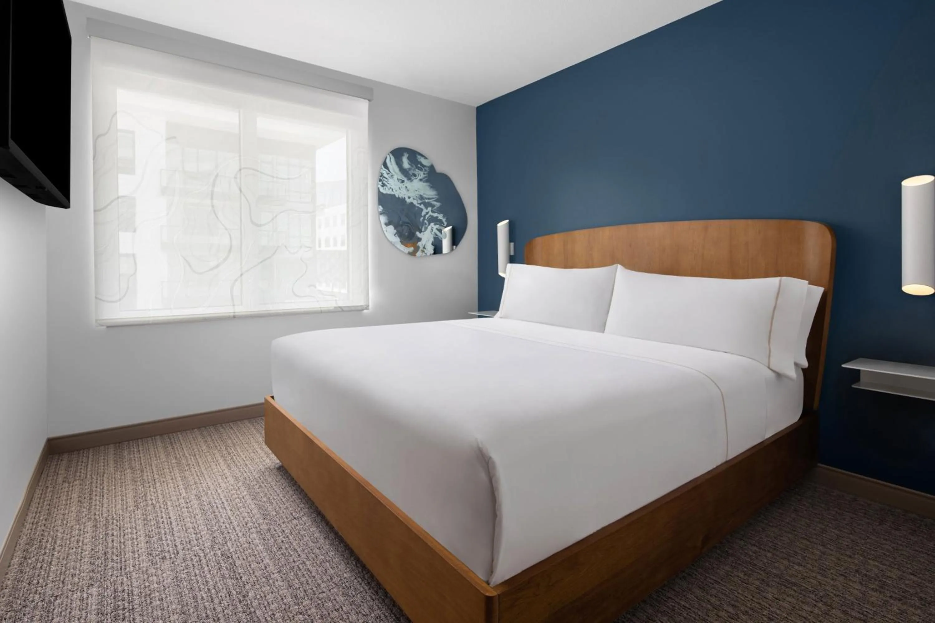 Bedroom, Bed in Element Tampa Midtown