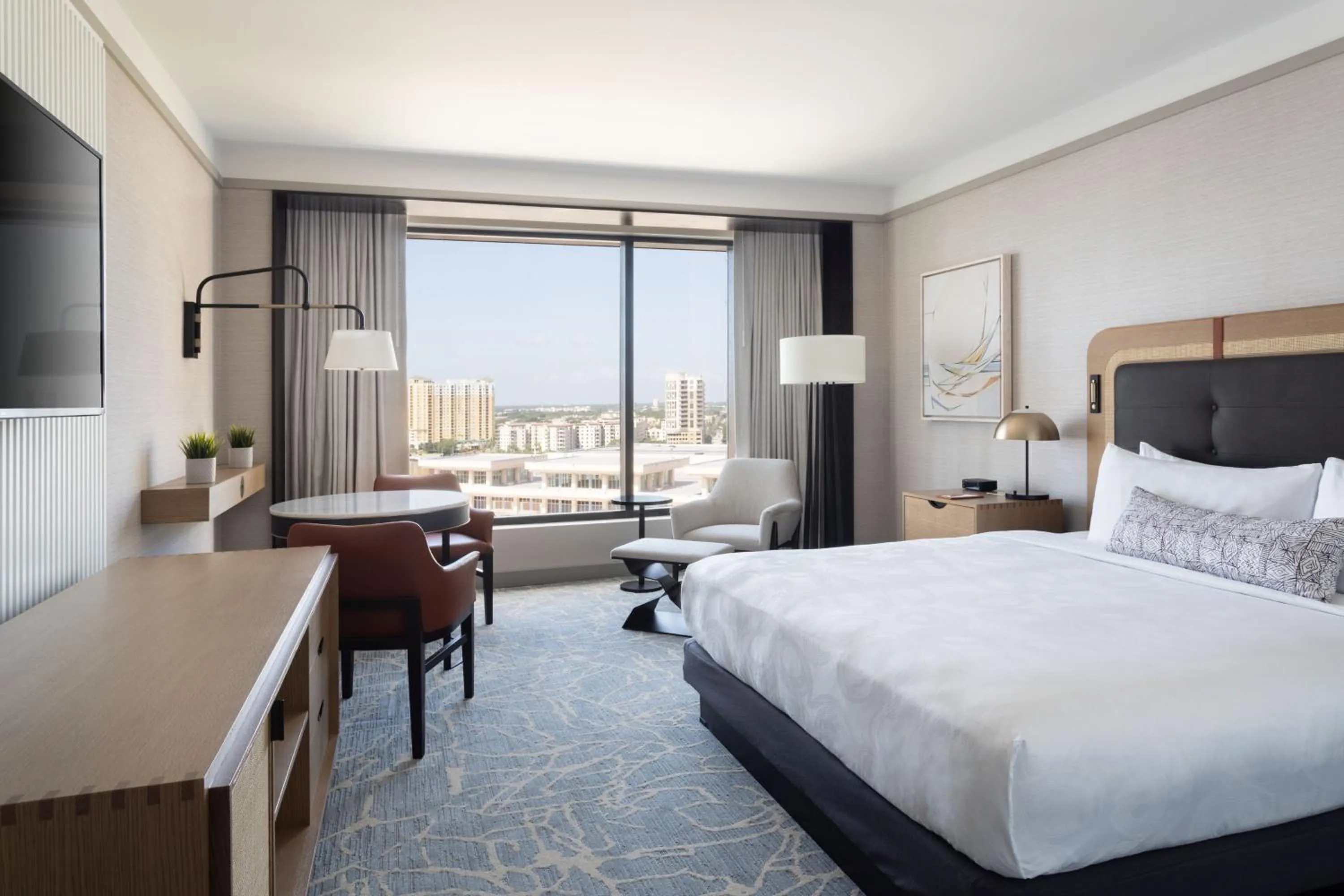 Photo of the whole room, Bed in JW Marriott Tampa Water Street