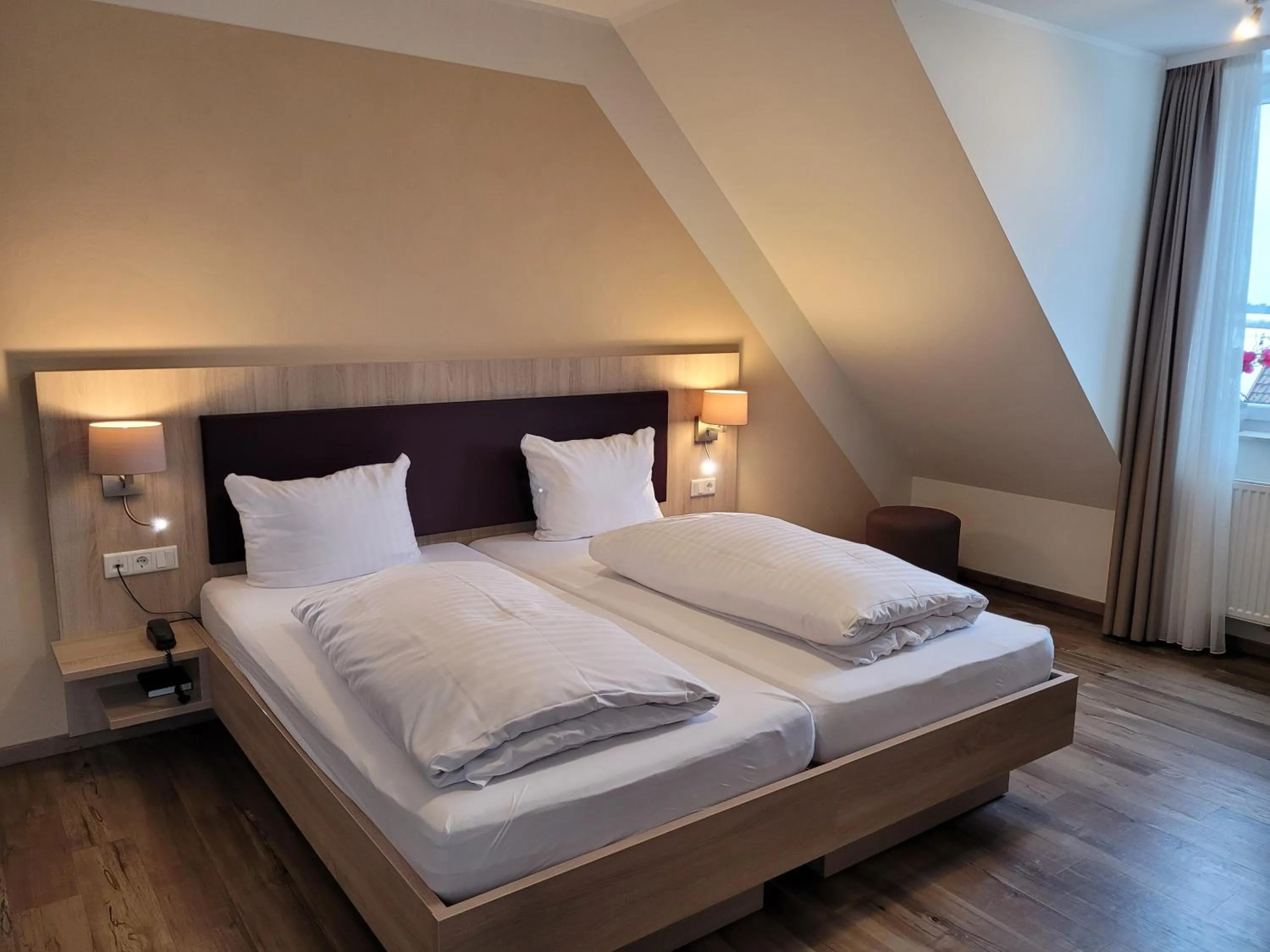 Bed in Hotel Rössle