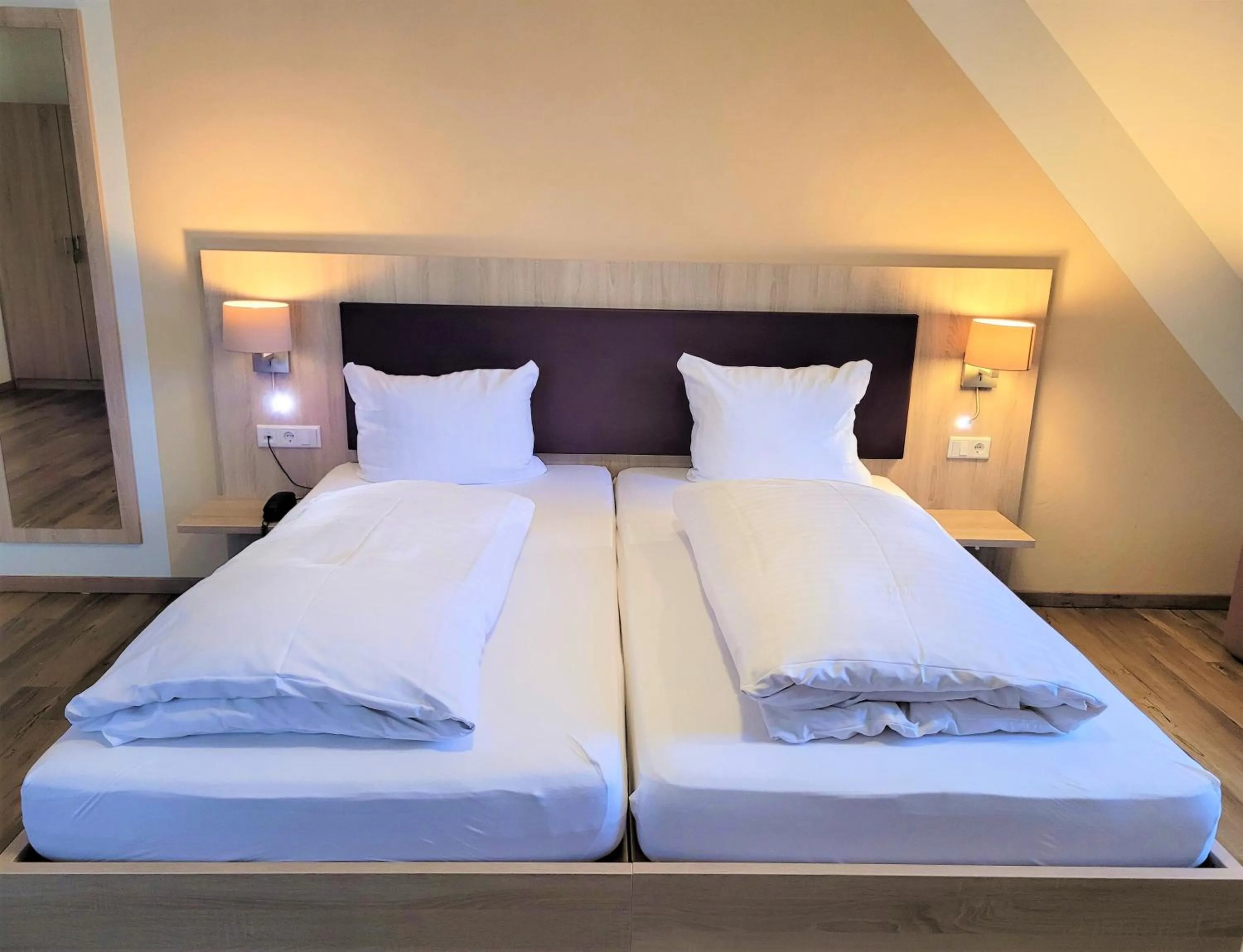 Bed in Hotel Rössle