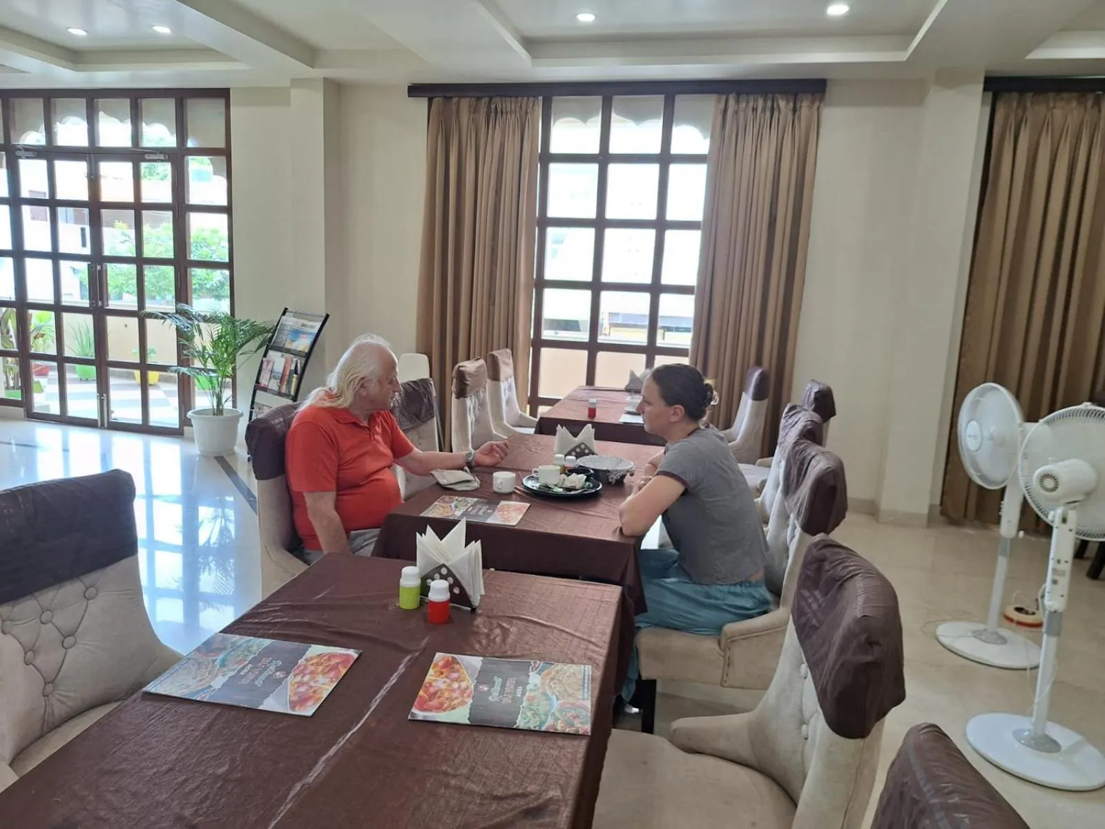 Breakfast in The Taj Vista Agra -walking distance to Taj Mahal