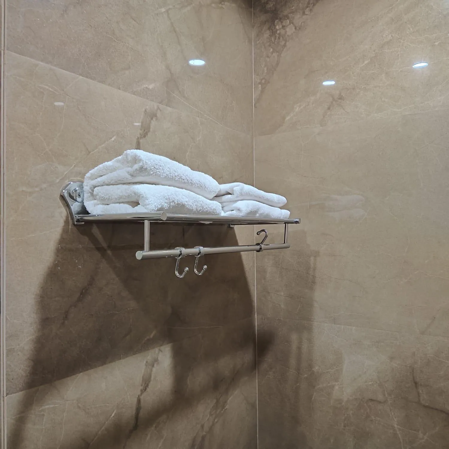 towels in The Taj Vista Agra -walking distance to Taj Mahal