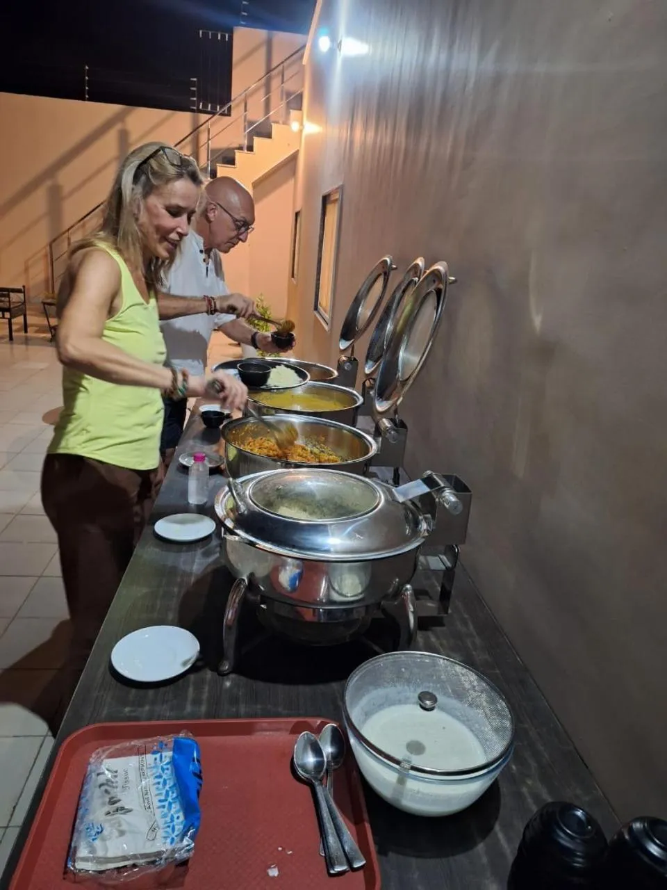 Food in The Taj Vista Agra -walking distance to Taj Mahal