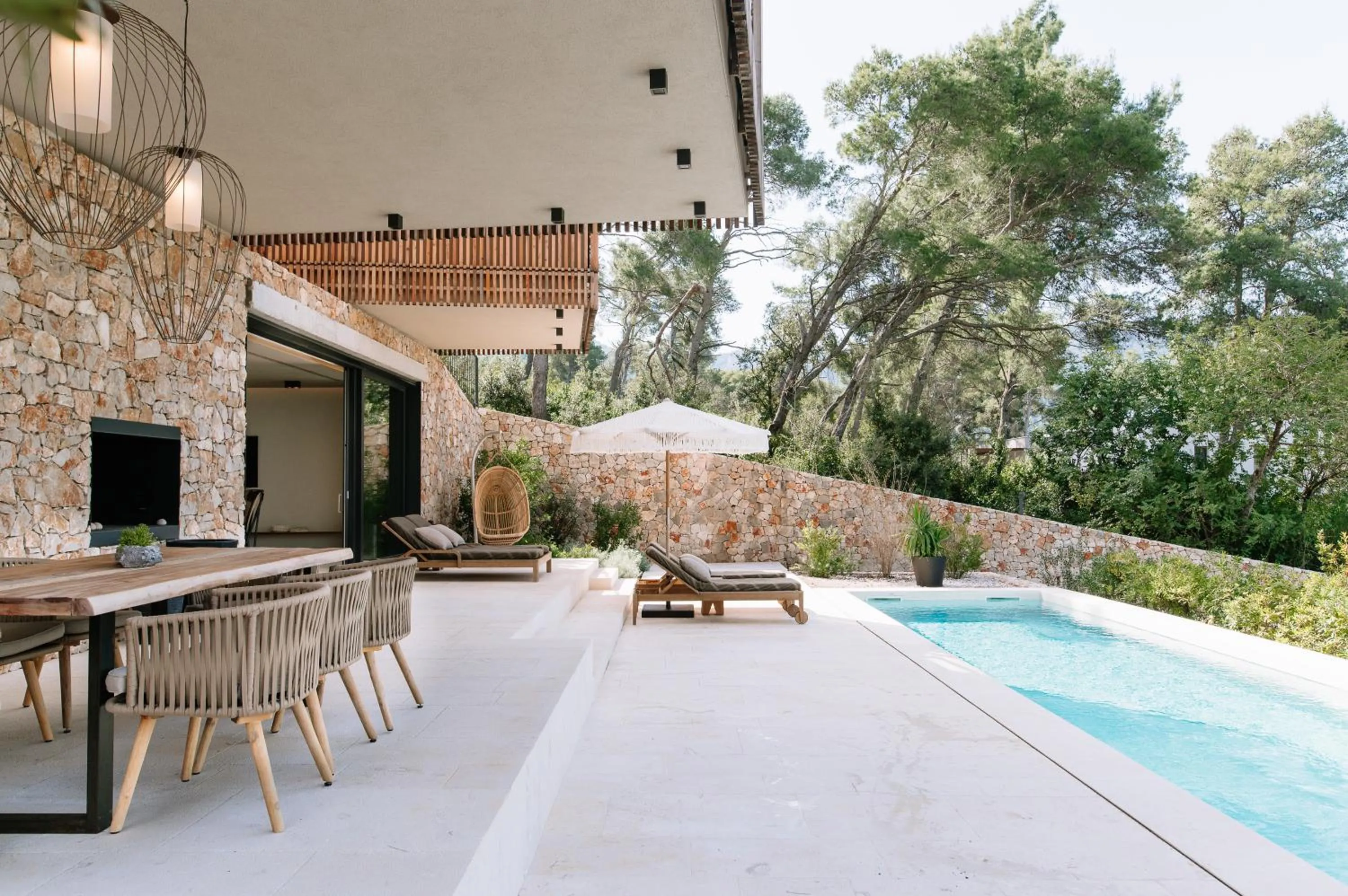 Natural landscape in Maslina Resort