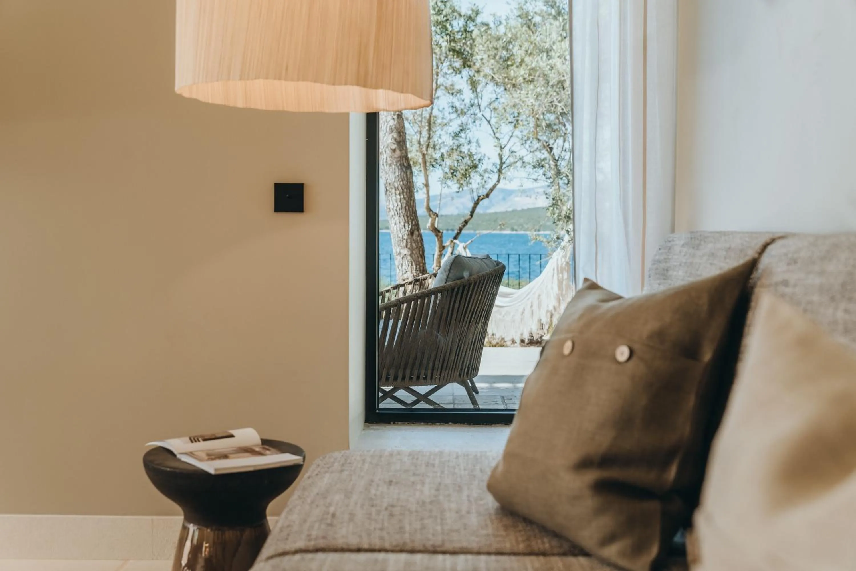 Seating area in Maslina Resort