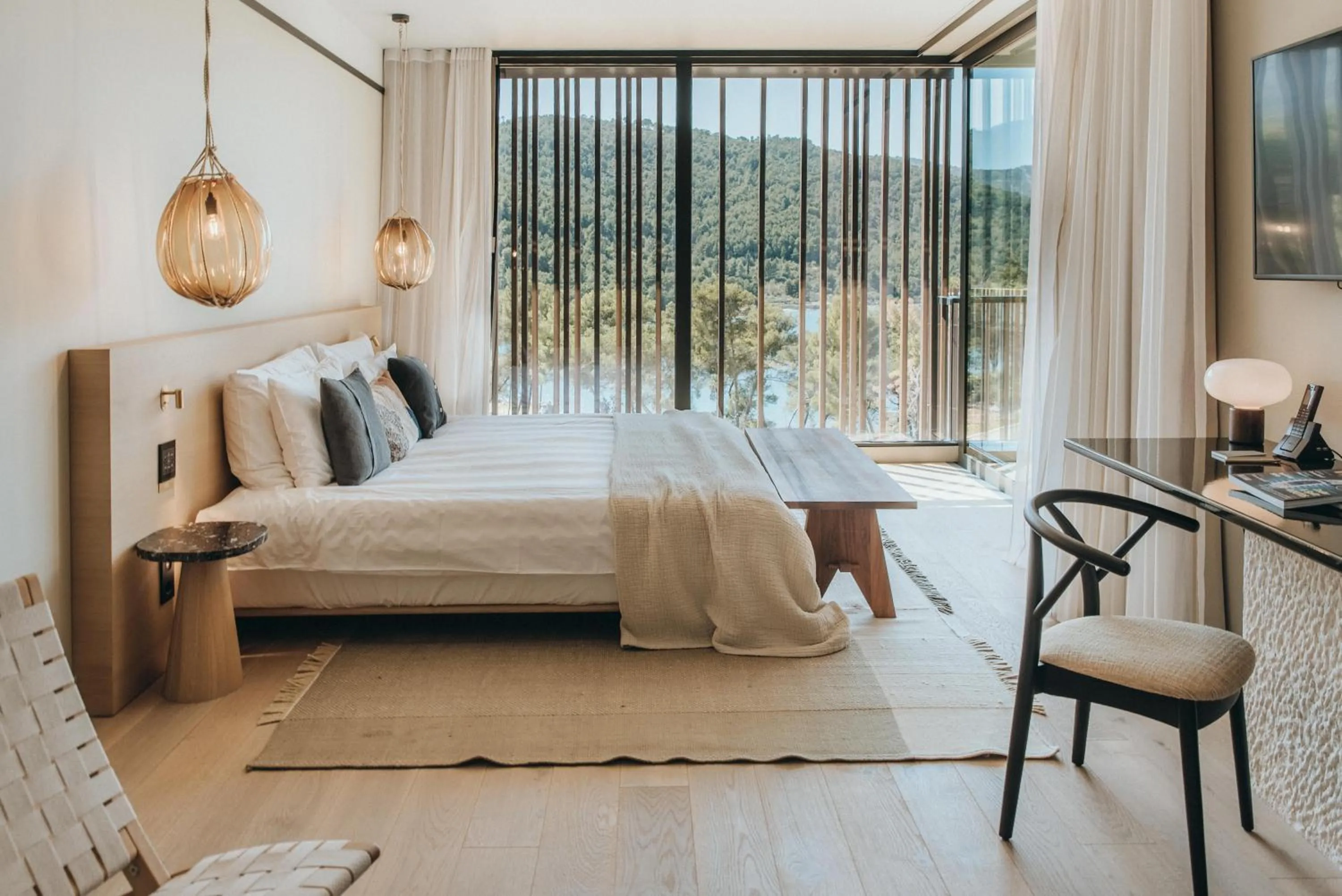 Bed in Maslina Resort