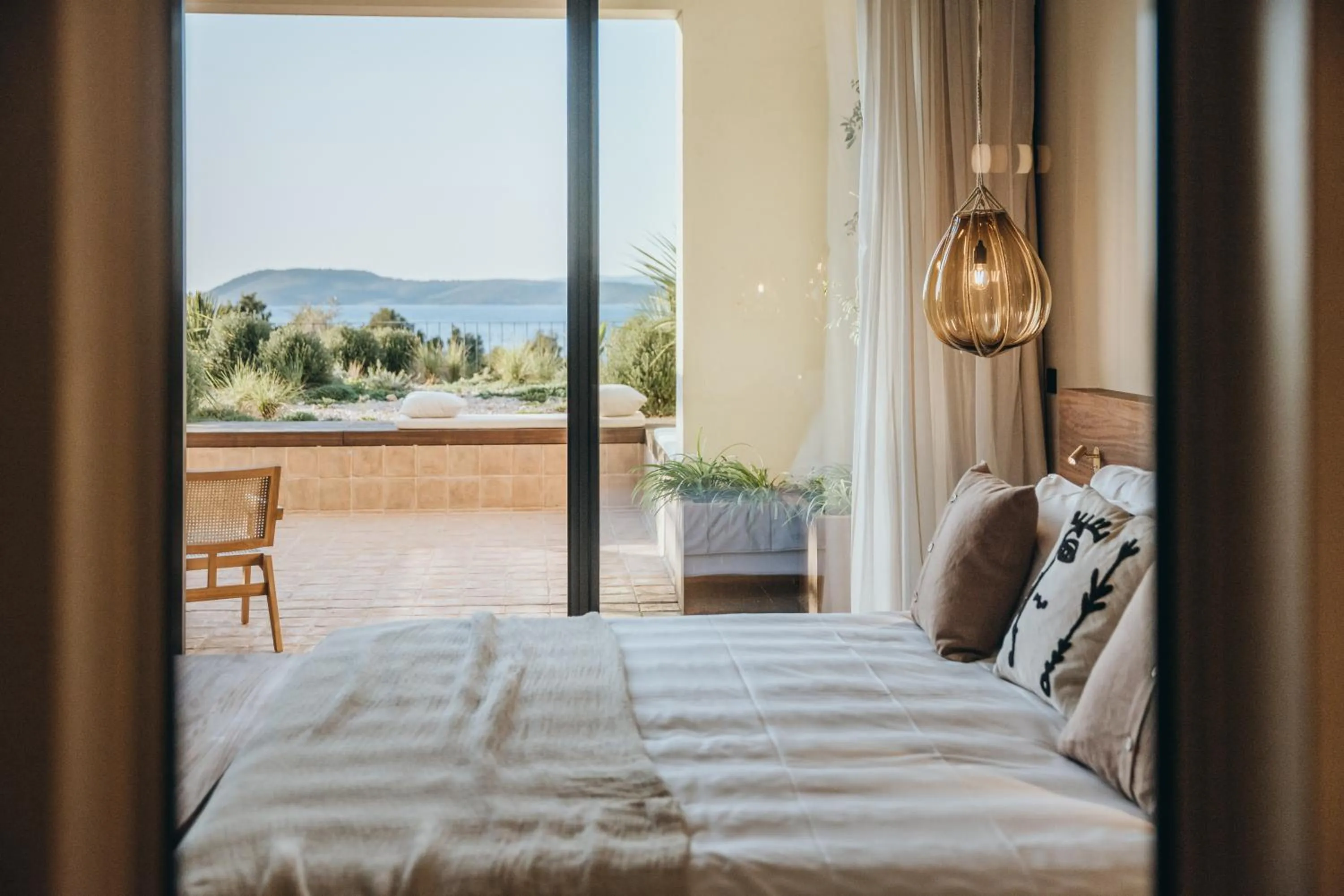 Bed in Maslina Resort